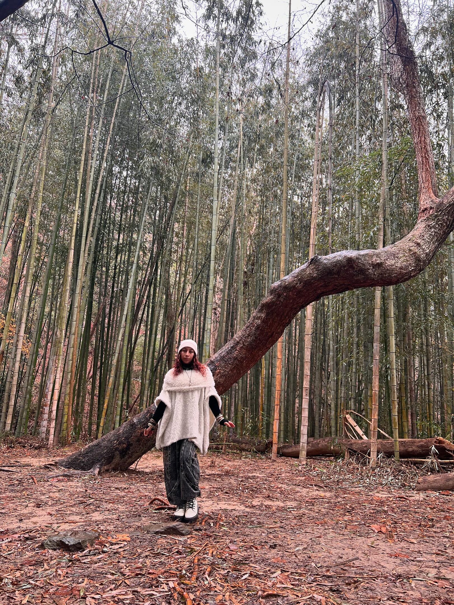 Artisan-crafted harem trousers with faded color design