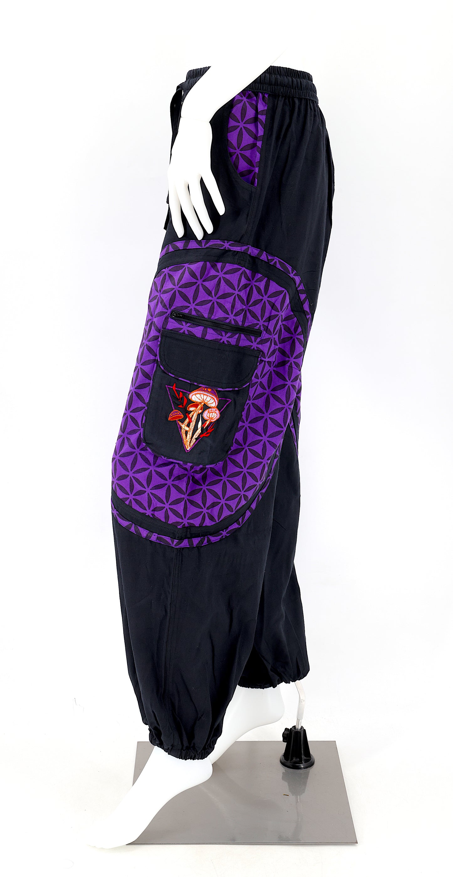 Side view highlighting comfortable straight-leg cut and cuff details