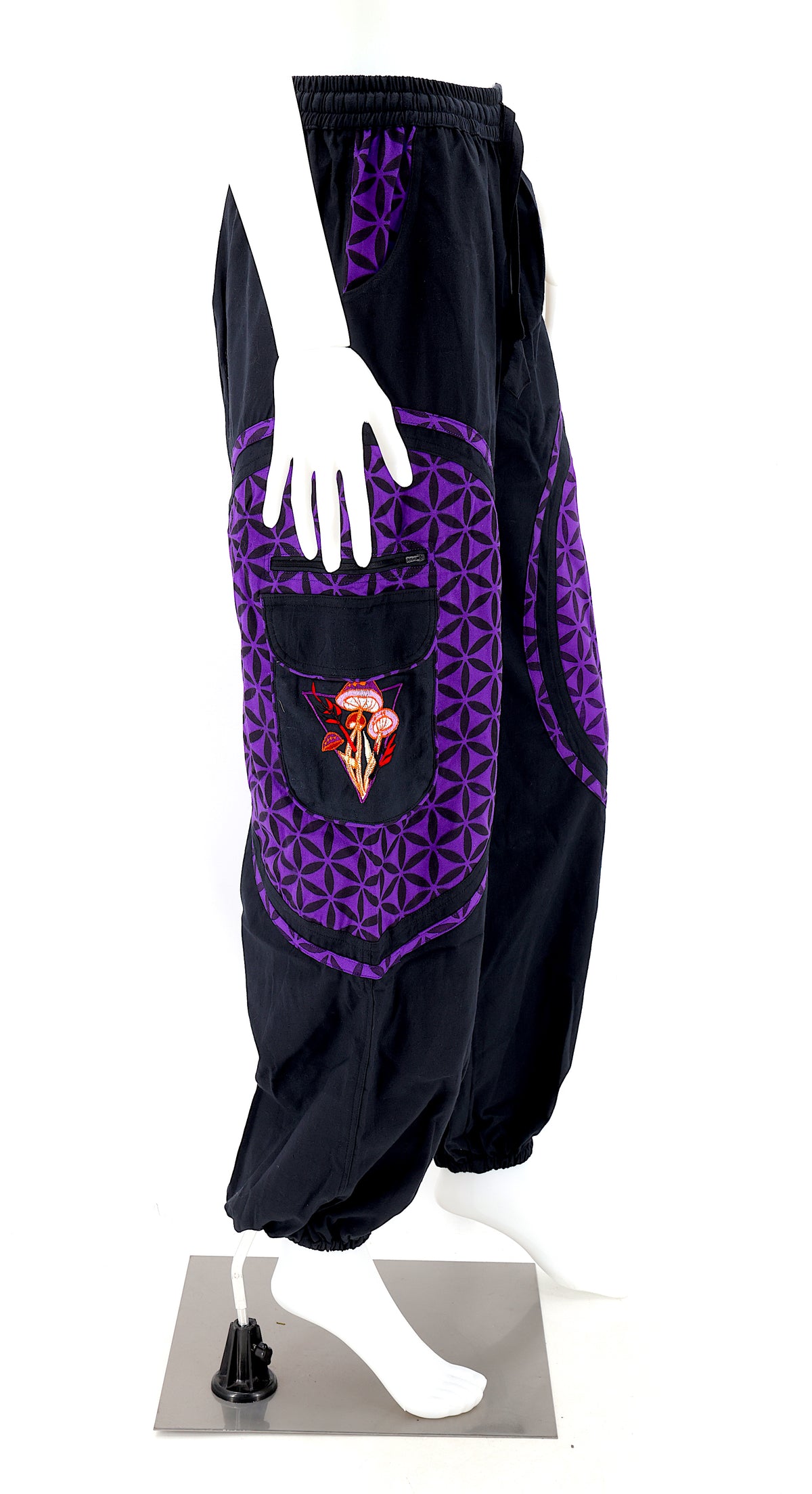Side view highlighting comfortable straight-leg cut and cuff details