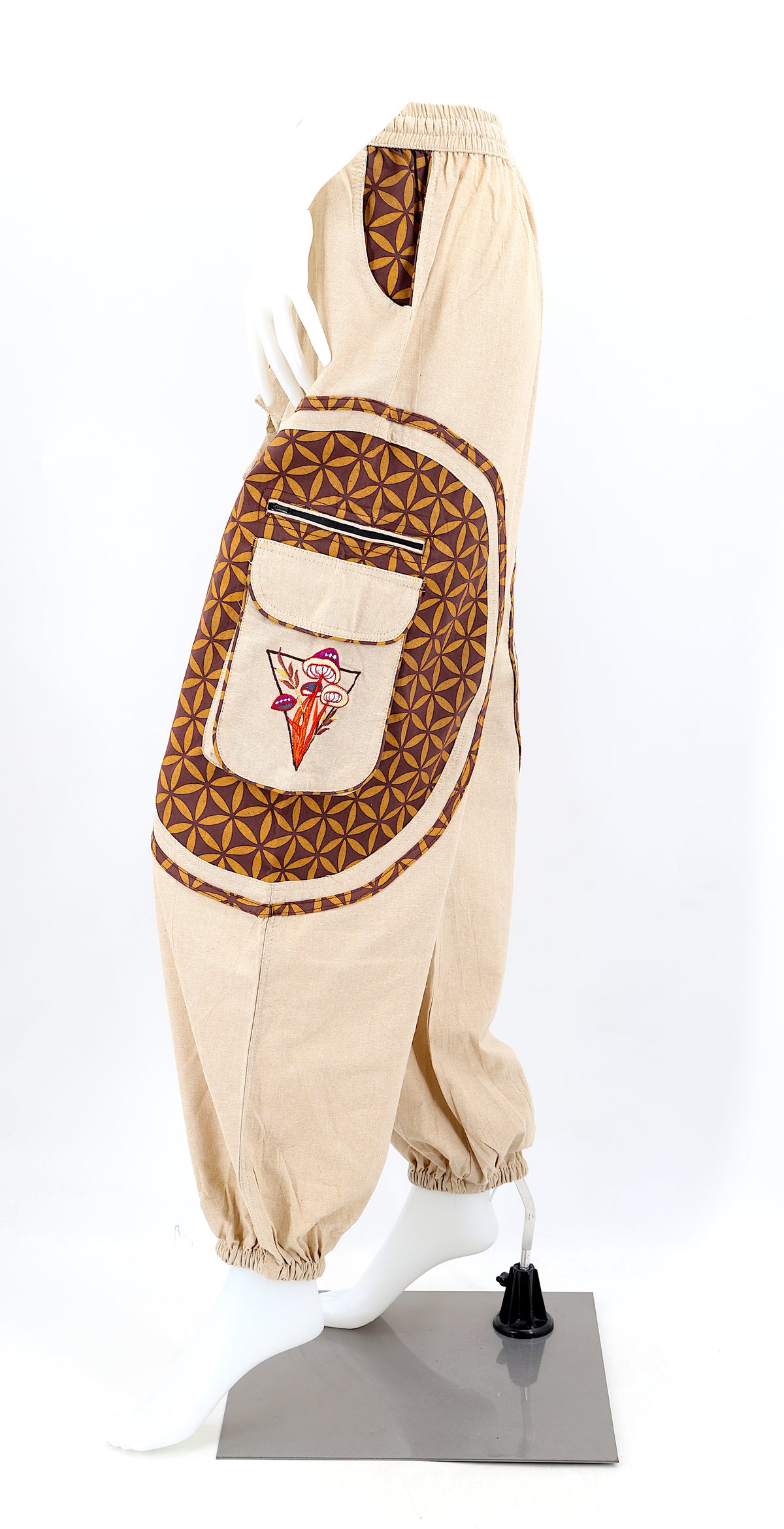 Side view highlighting comfortable straight-leg cut and cuff details