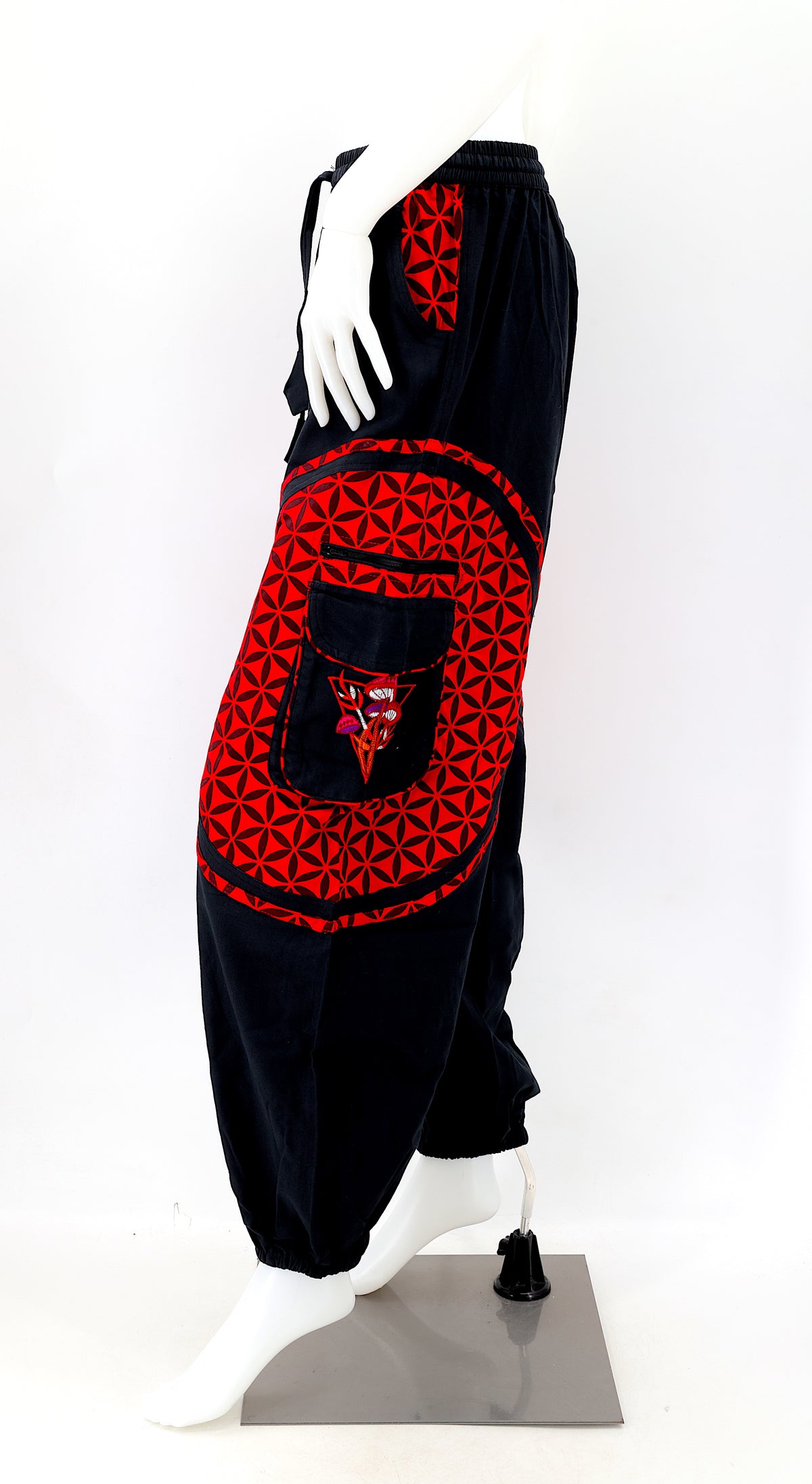 Side view highlighting comfortable straight-leg cut and cuff details