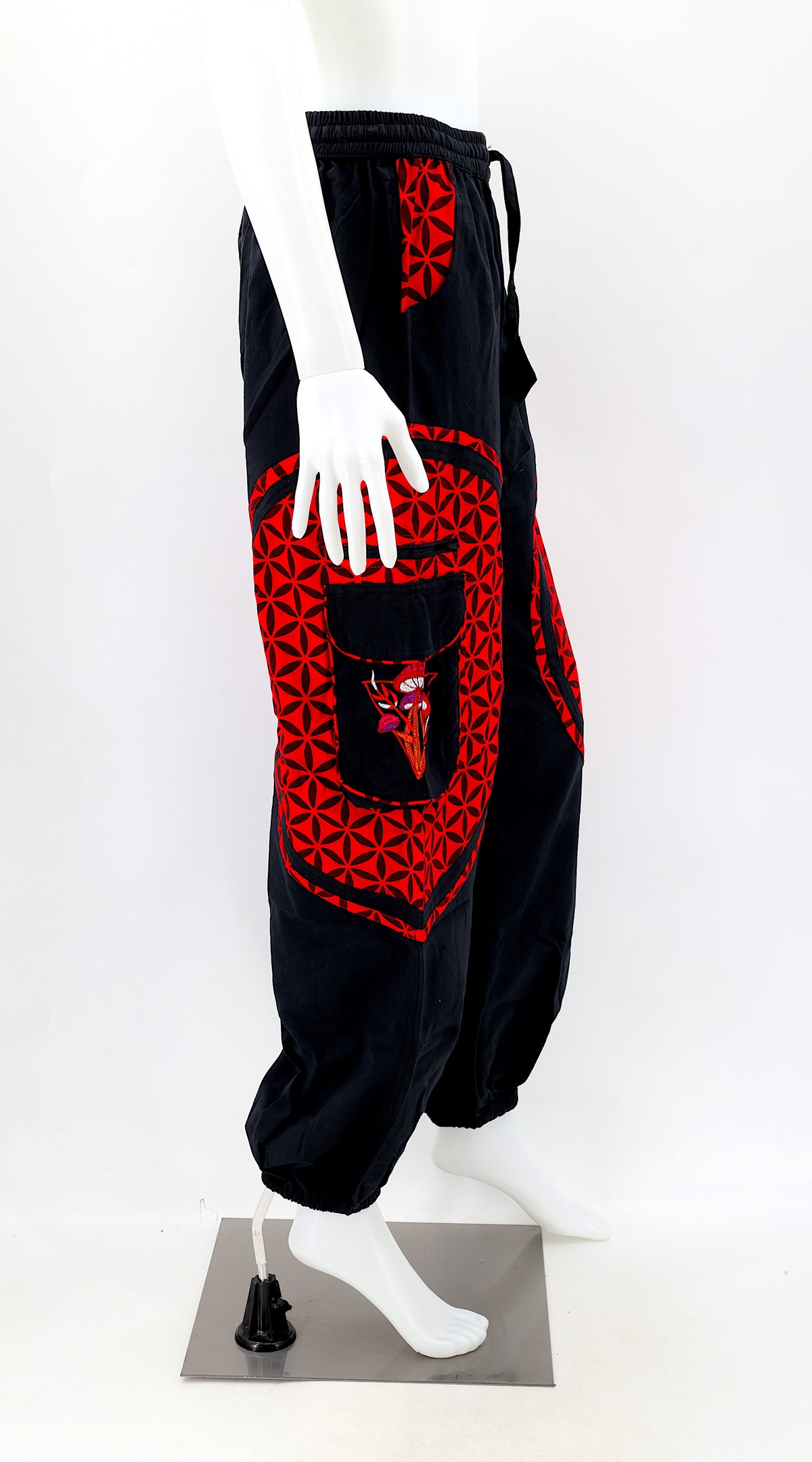 Side view highlighting comfortable straight-leg cut and cuff details