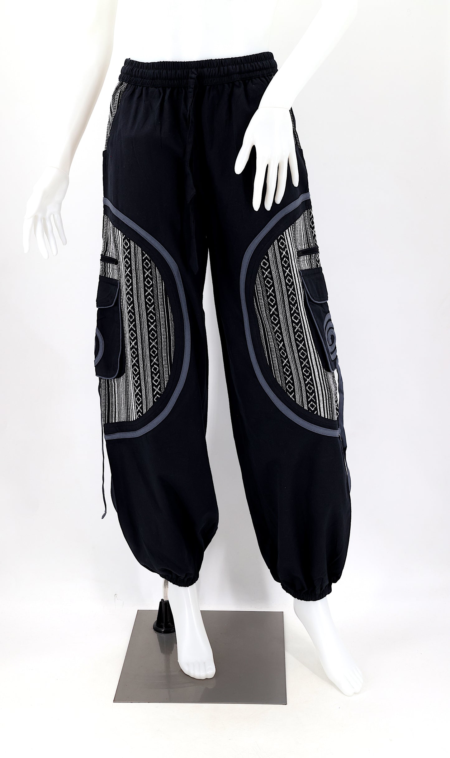 Cotton Hippie Handmade Harem Plain Gheri Mix Bohemian Pants
