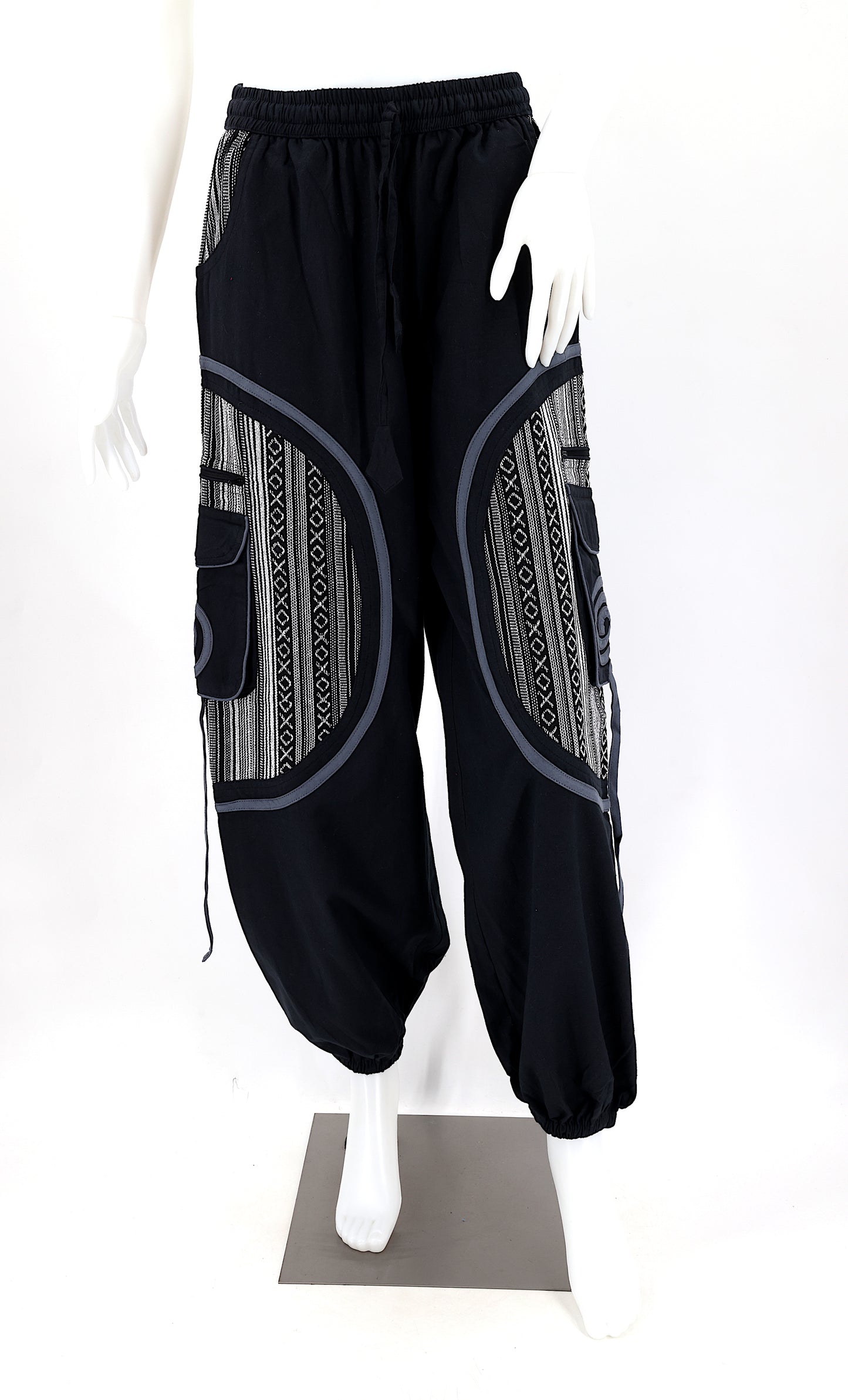 Cotton Hippie Handmade Harem Plain Gheri Mix Bohemian Pants