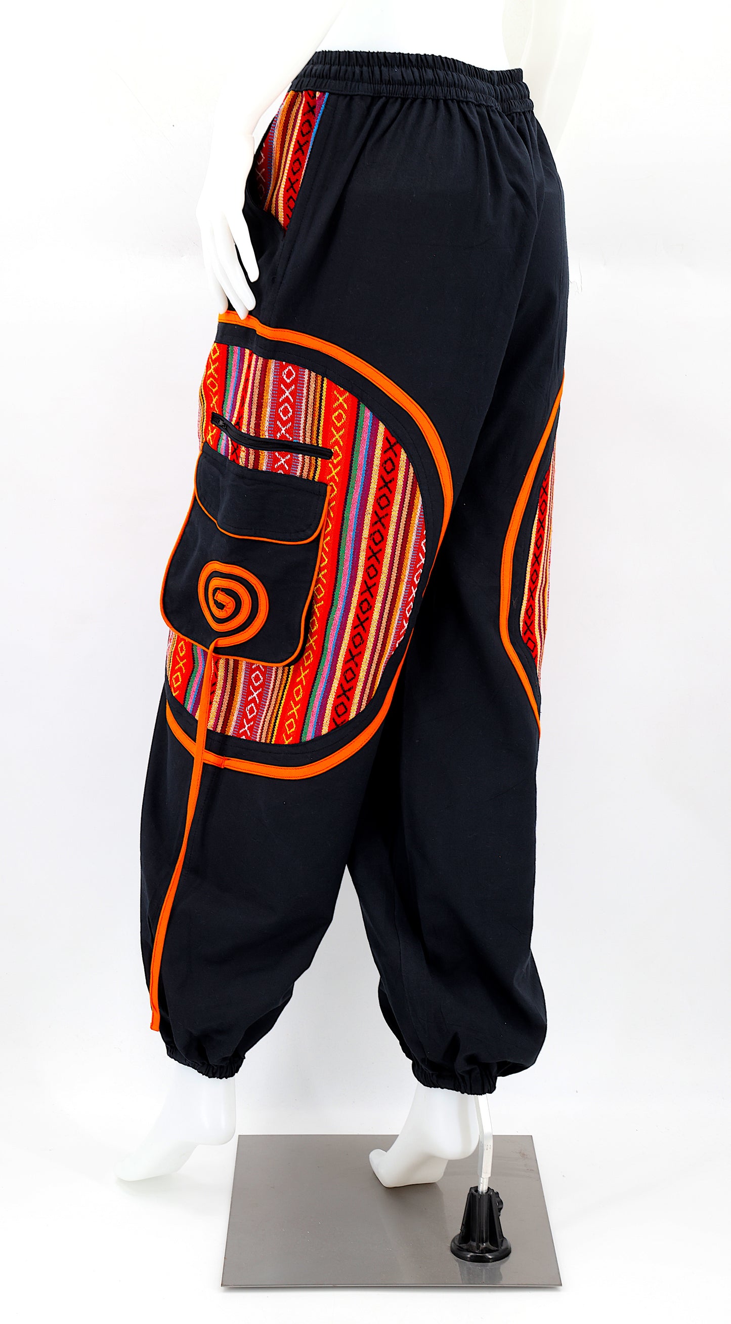 Cotton Hippie Handmade Harem Plain Gheri Mix Bohemian Pants