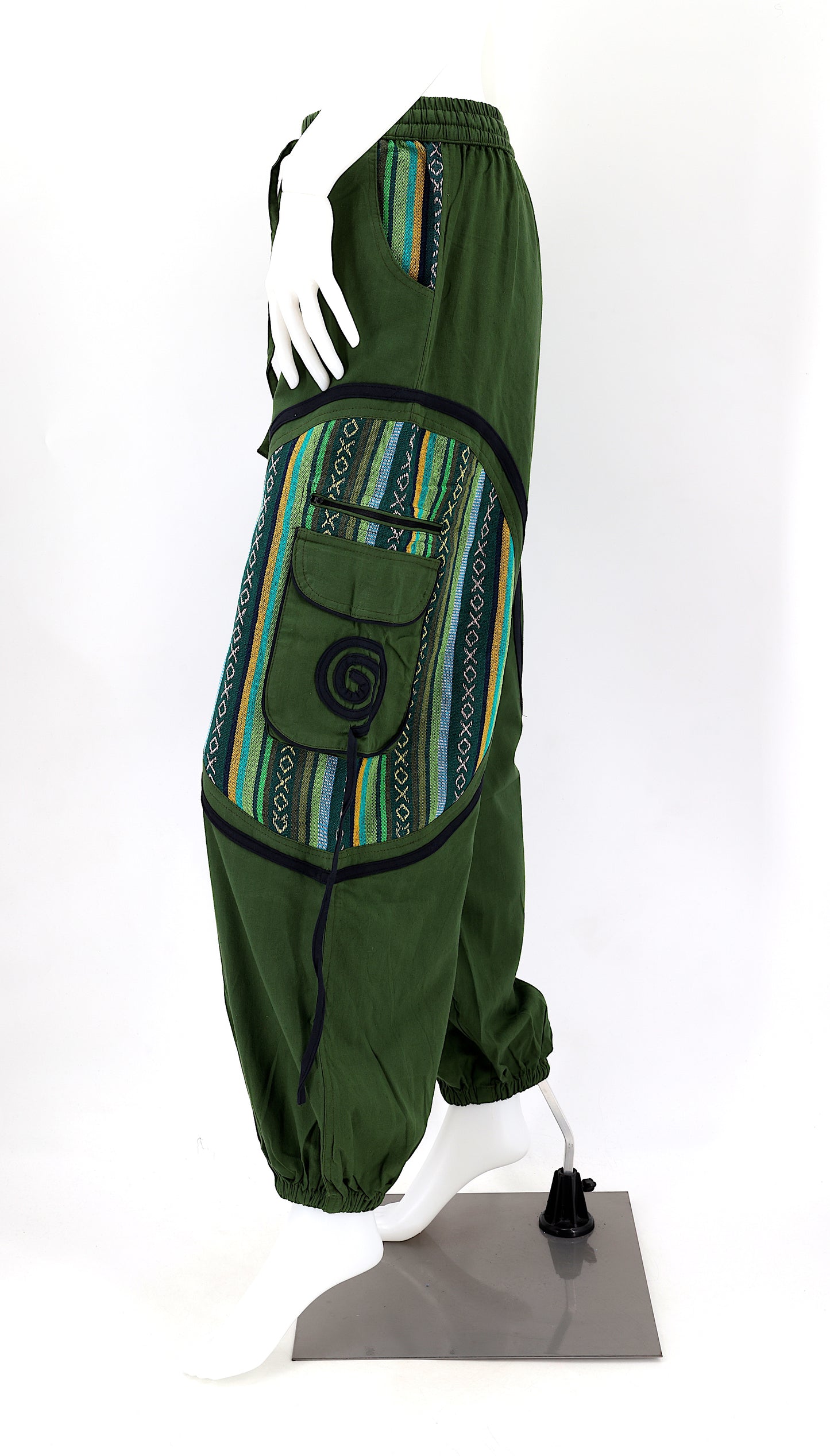 Cotton Hippie Handmade Harem Plain Gheri Mix Bohemian Pants