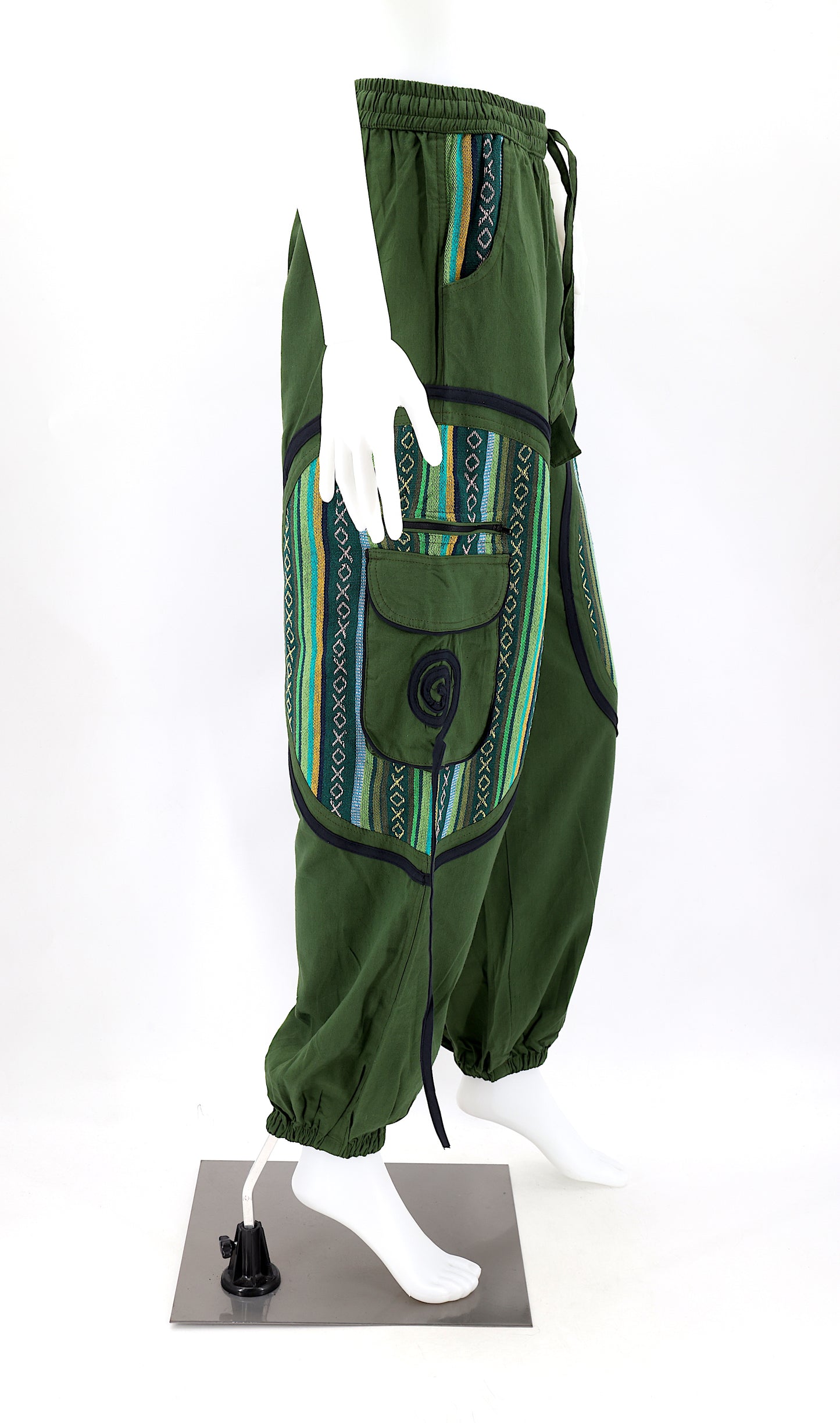 Cotton Hippie Handmade Harem Plain Gheri Mix Bohemian Pants