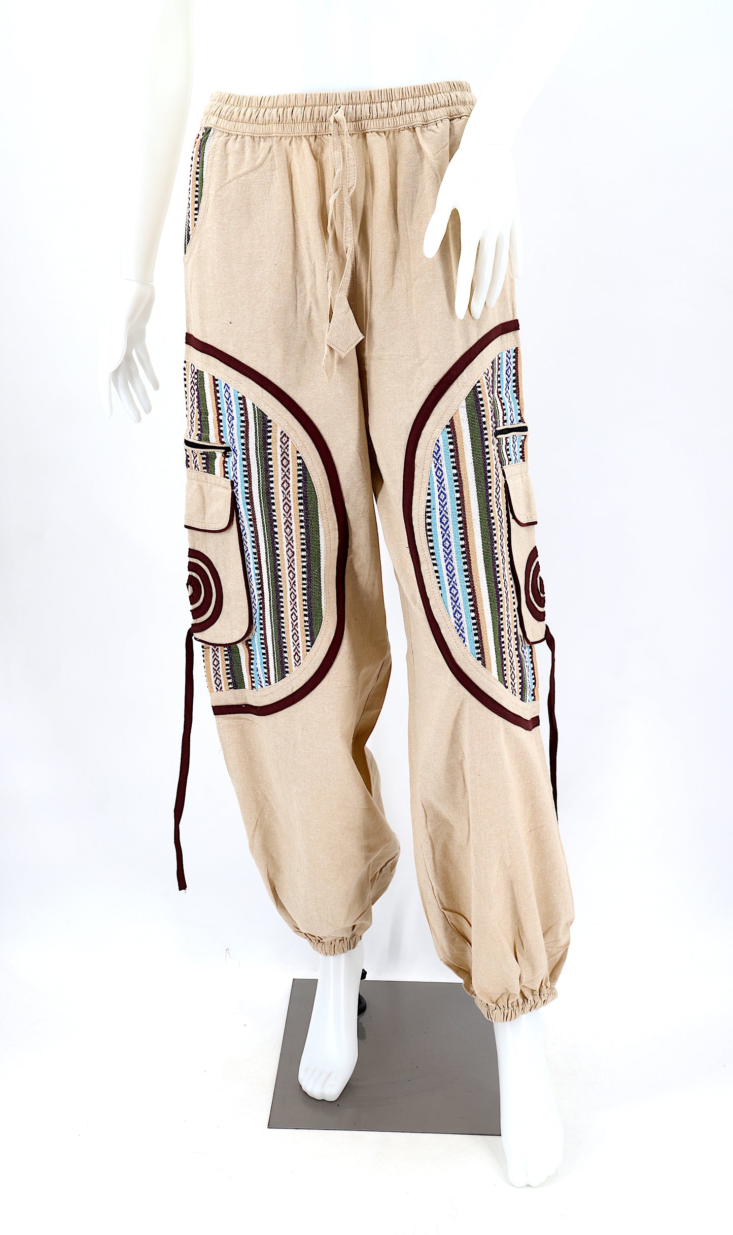Cotton Hippie Handmade Harem Plain Gheri Mix Bohemian Pants