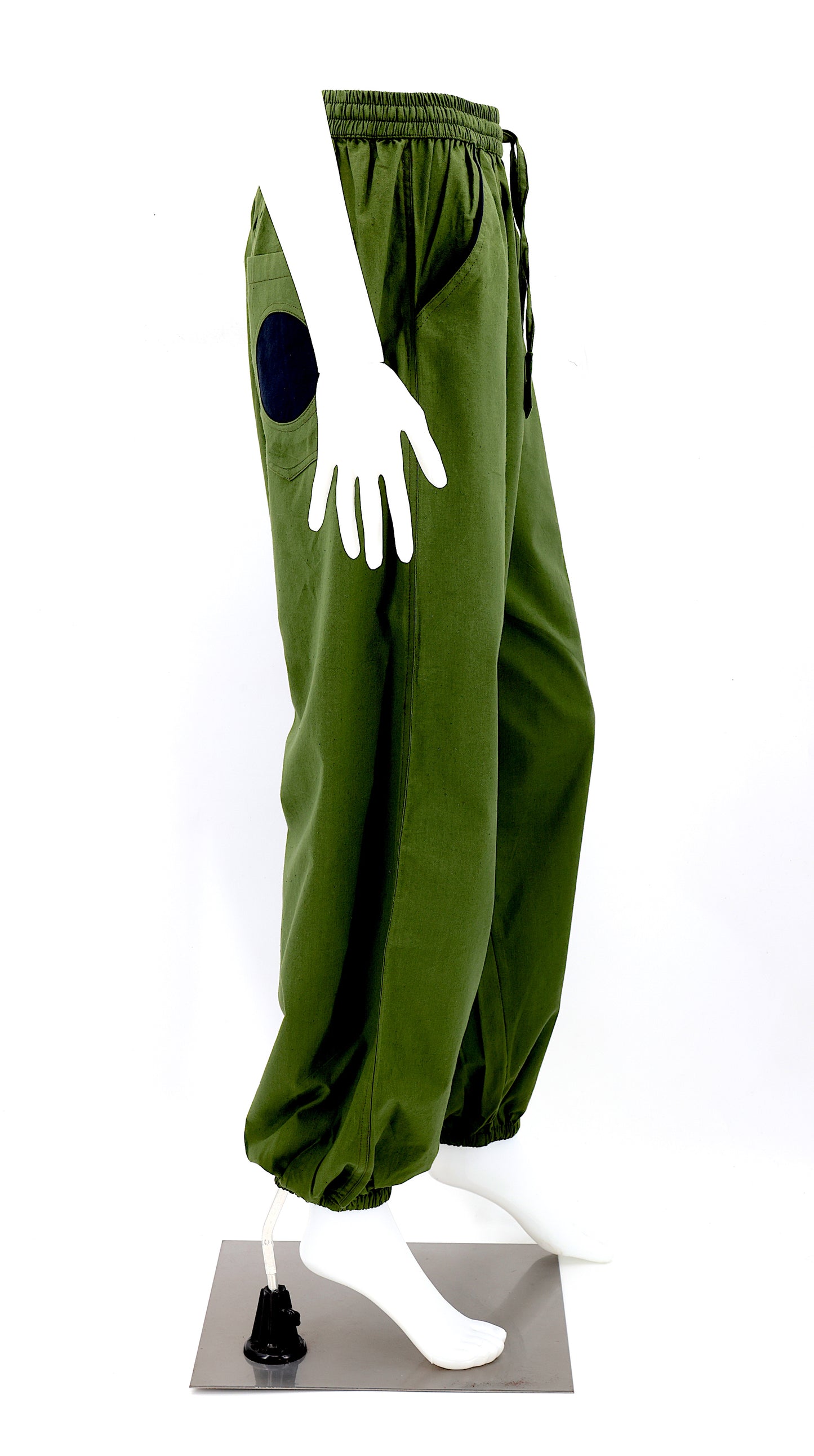 Cotton Hippie Handmade Solid Color Plain Bohemian Pants