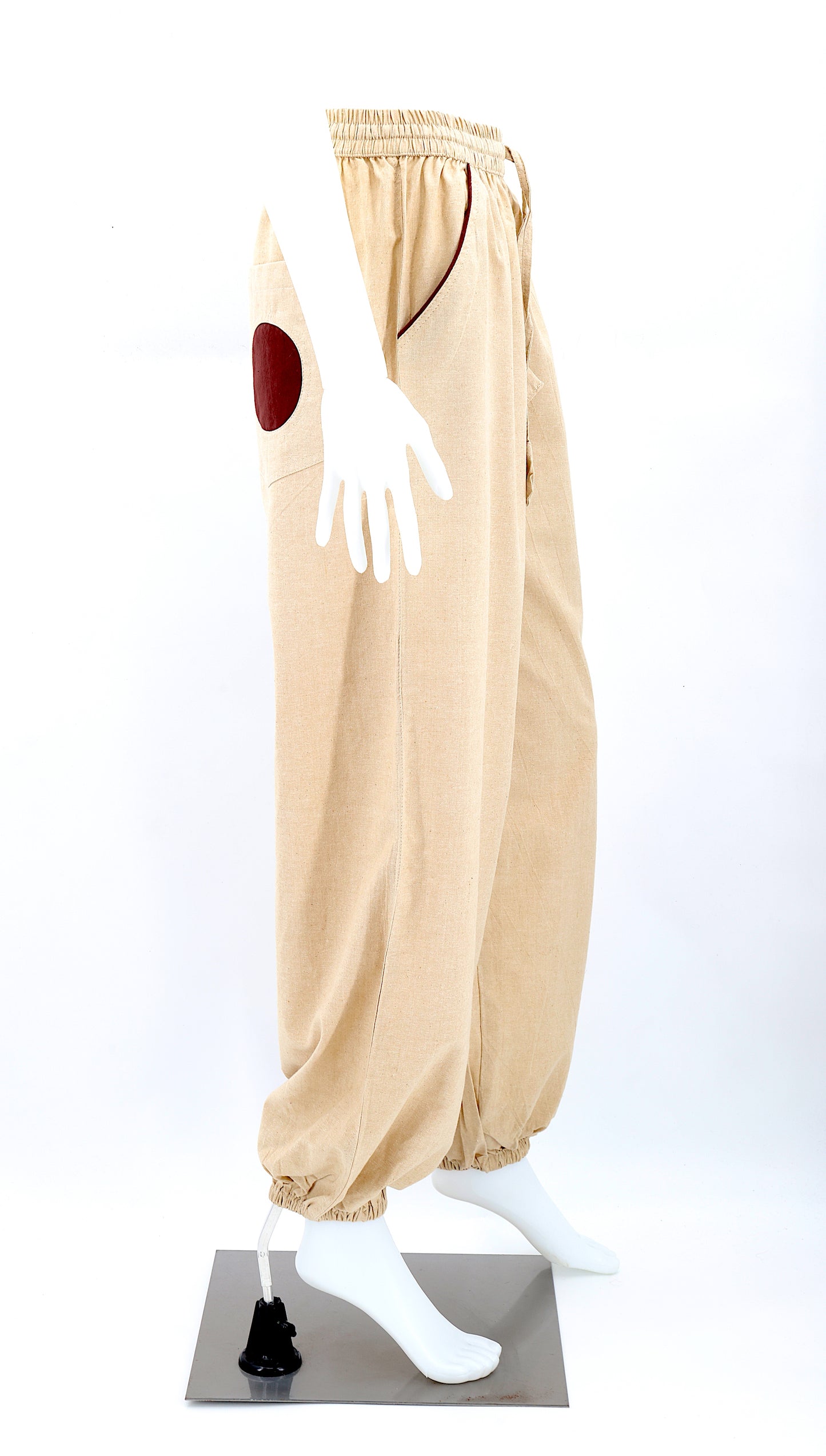 Cotton Hippie Handmade Solid Color Plain Bohemian Pants