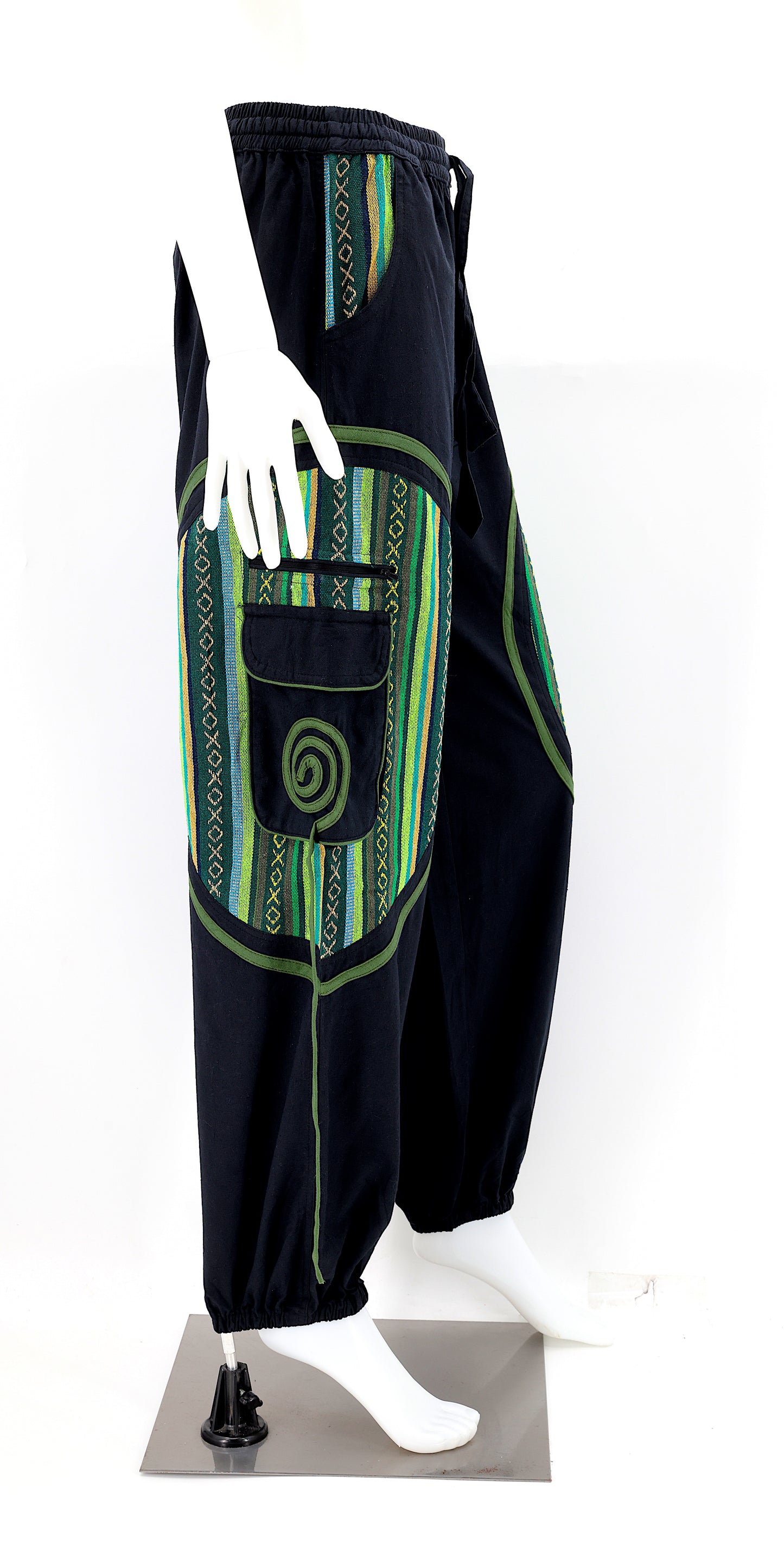 Cotton Hippie Handmade Harem Plain Gheri Mix Bohemian Pants