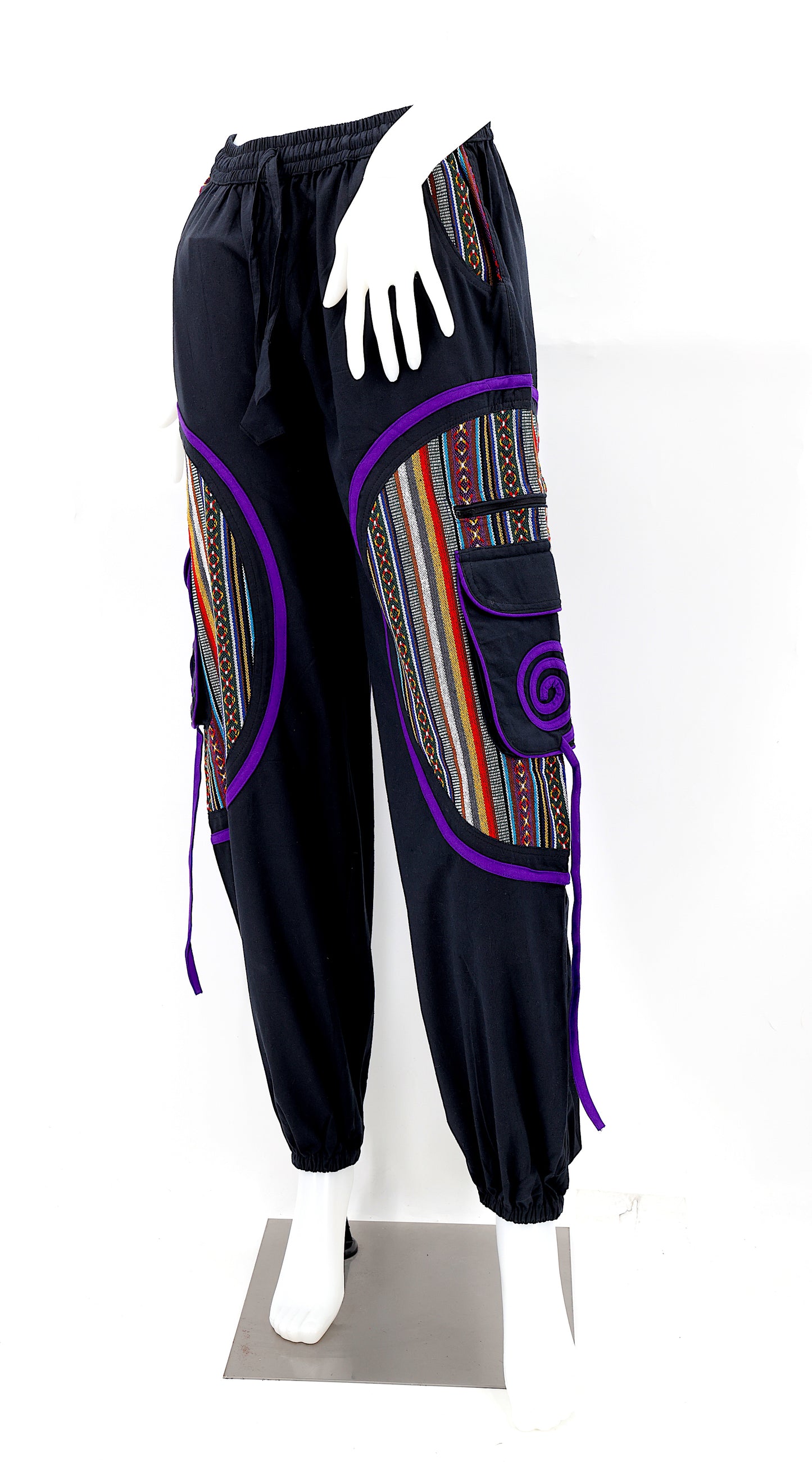 Cotton Hippie Handmade Harem Plain Gheri Mix Bohemian Pants