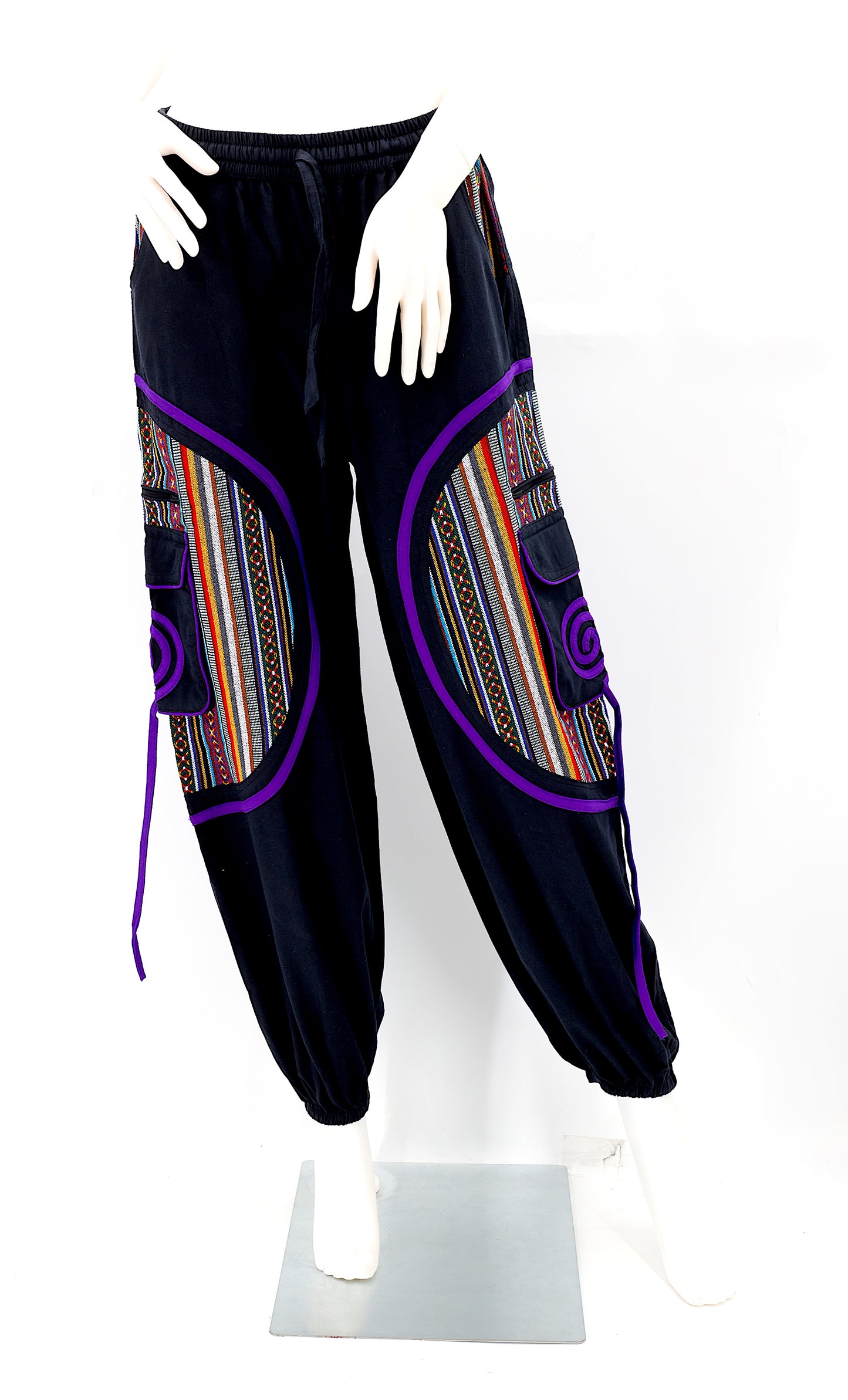 Cotton Hippie Handmade Harem Plain Gheri Mix Bohemian Pants