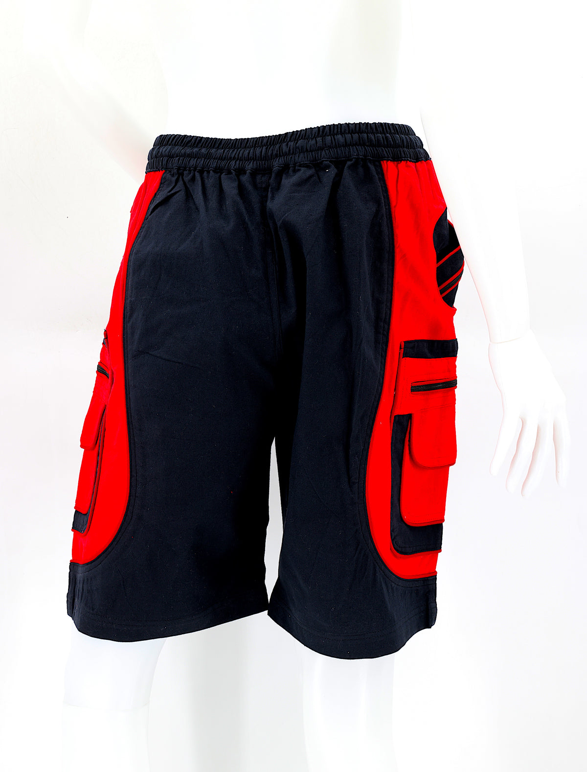 Bestickte Baumwollshorts „Blume des Lebens“