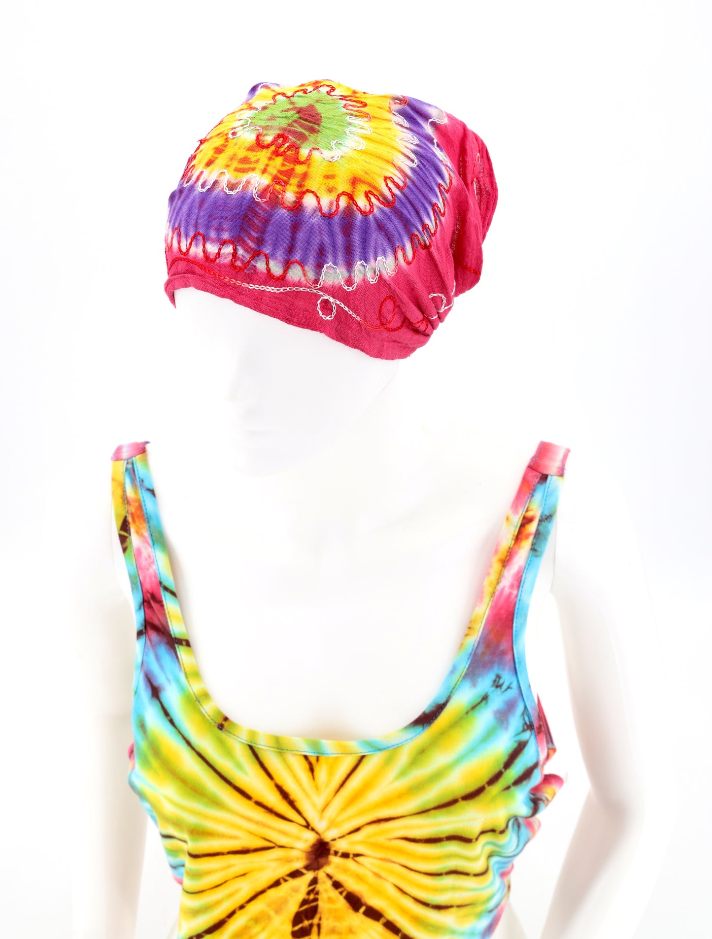 Cotton Hippie Handmade Tie Dye Embroidered Bohemian Headband