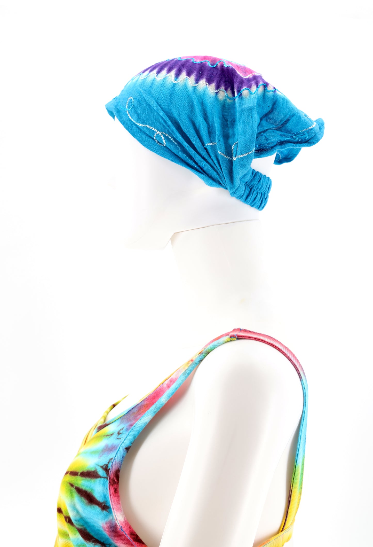 Cotton Hippie Handmade Tie Dye Embroidered Bohemian Headband