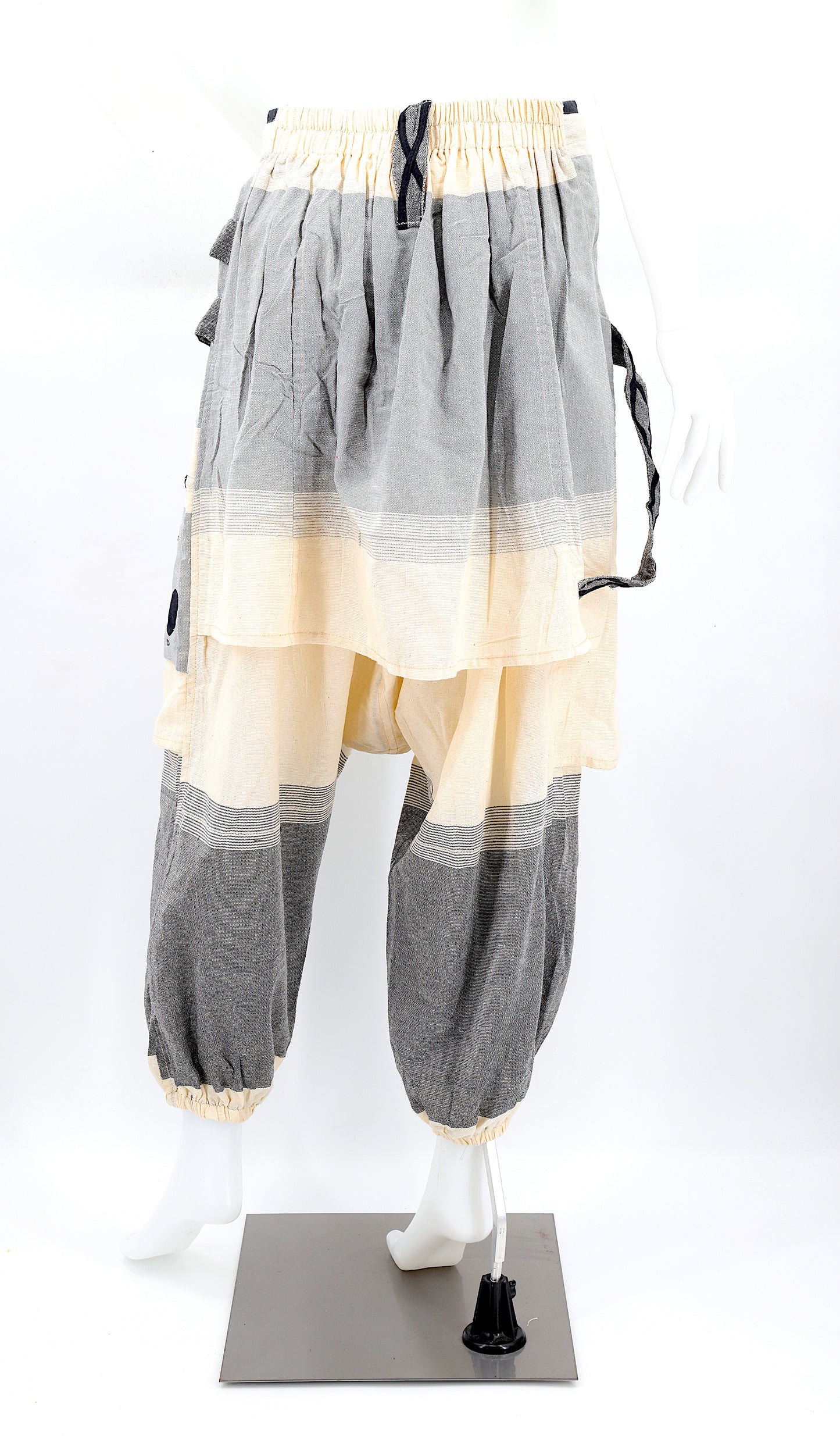 OM Embroidered Multicolor Harem Pants | Spiritual Symbol Pants