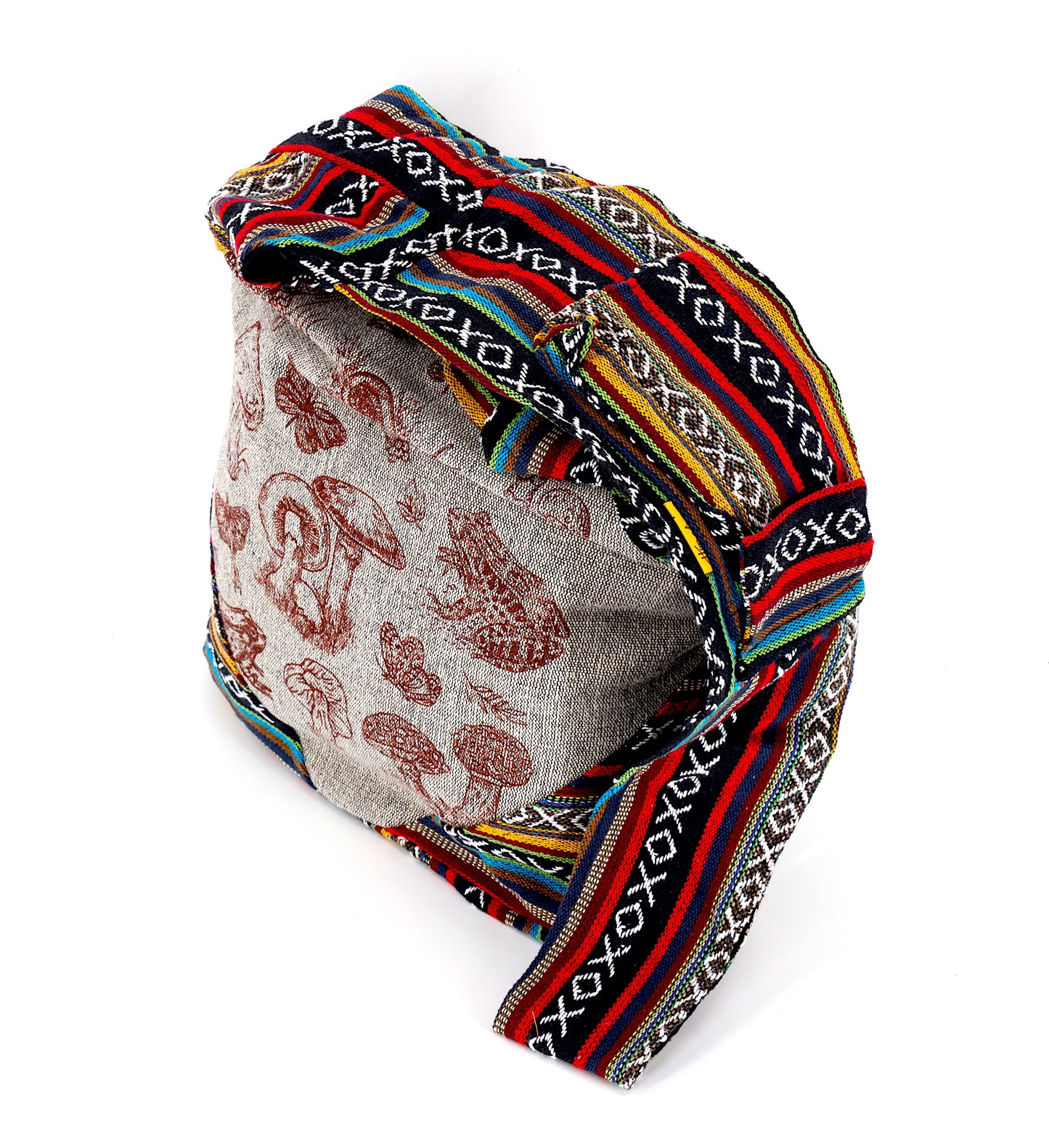 Cotton Frog, Mushroom, Snail Print Frame Design Handmade Crossbody Bag