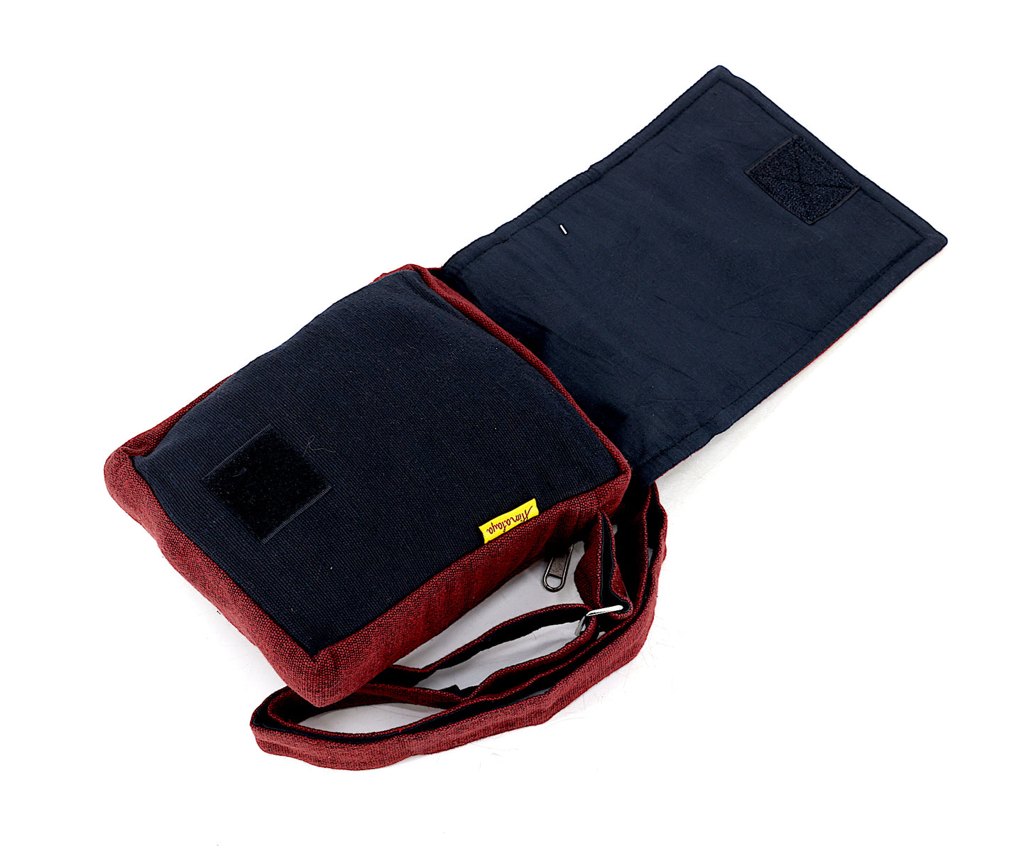 Cotton Sun Hand Embroidered Passport Bag
