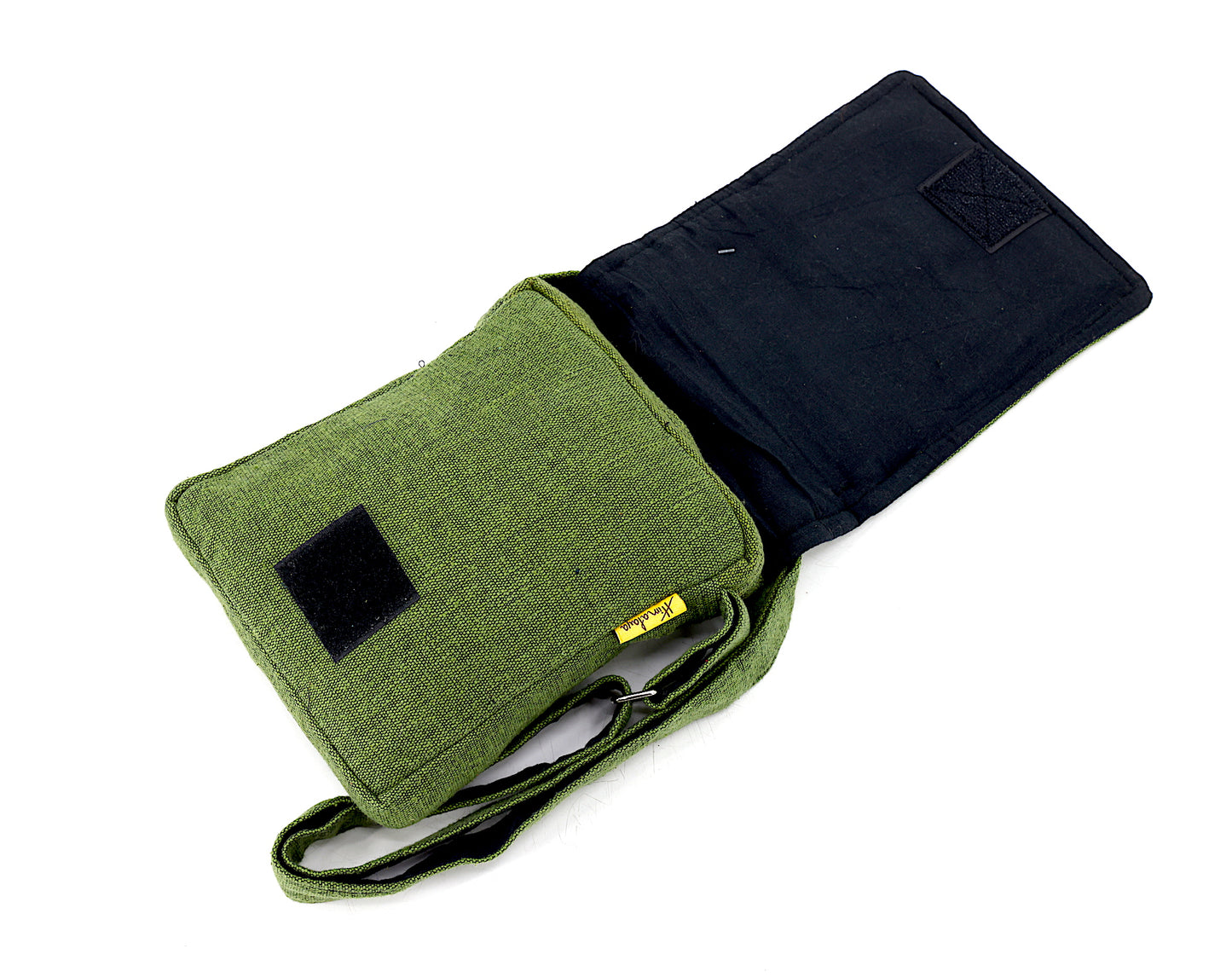 Cotton Moon Mushroom Hand Embroidered Passport Bag