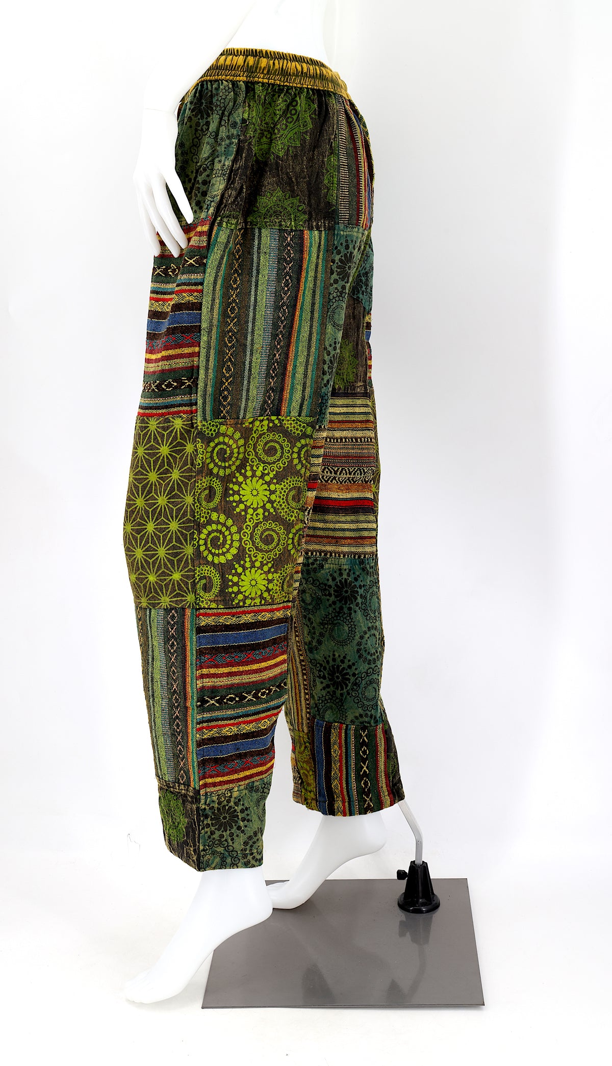 Gheri Patchwork-Haremshose | Baumwoll-Festivalhose