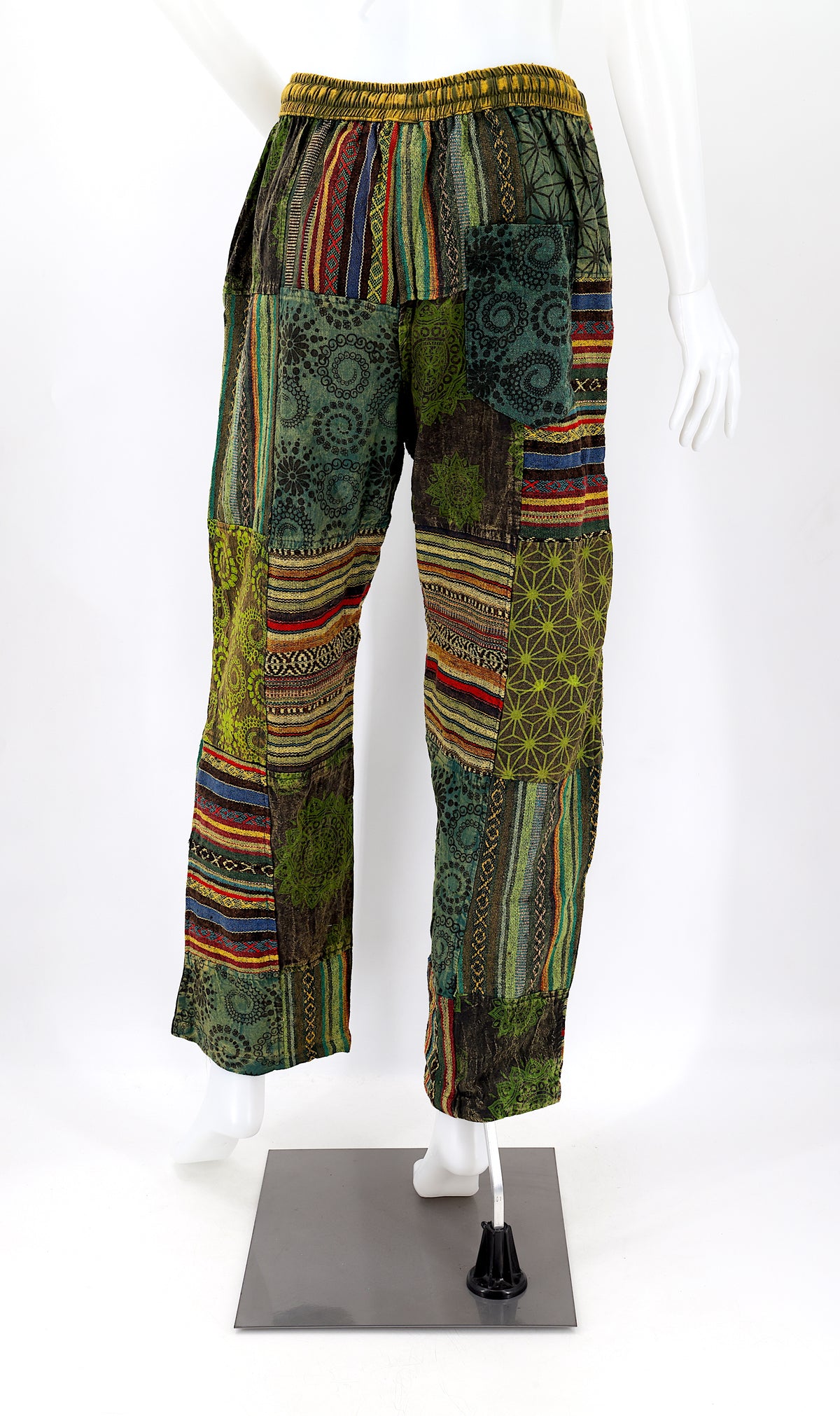 Gheri Patchwork-Haremshose | Baumwoll-Festivalhose