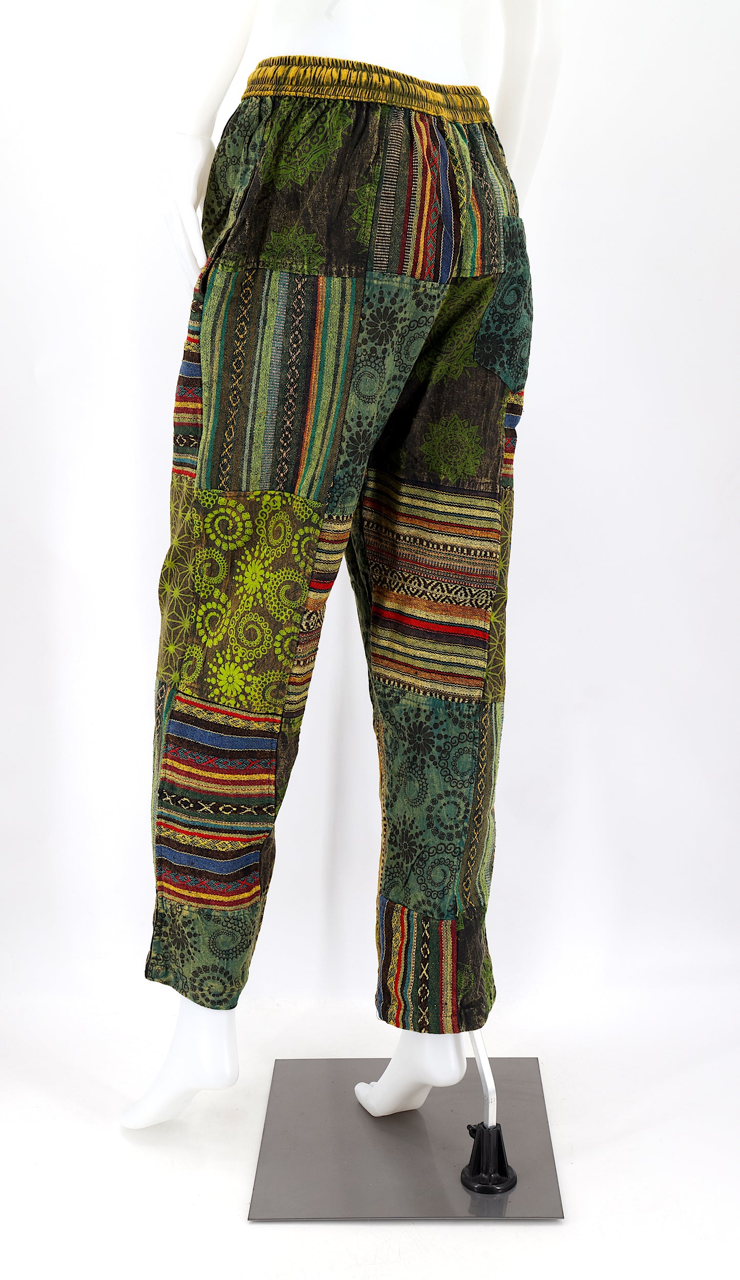Gheri Patchwork-Haremshose | Baumwoll-Festivalhose