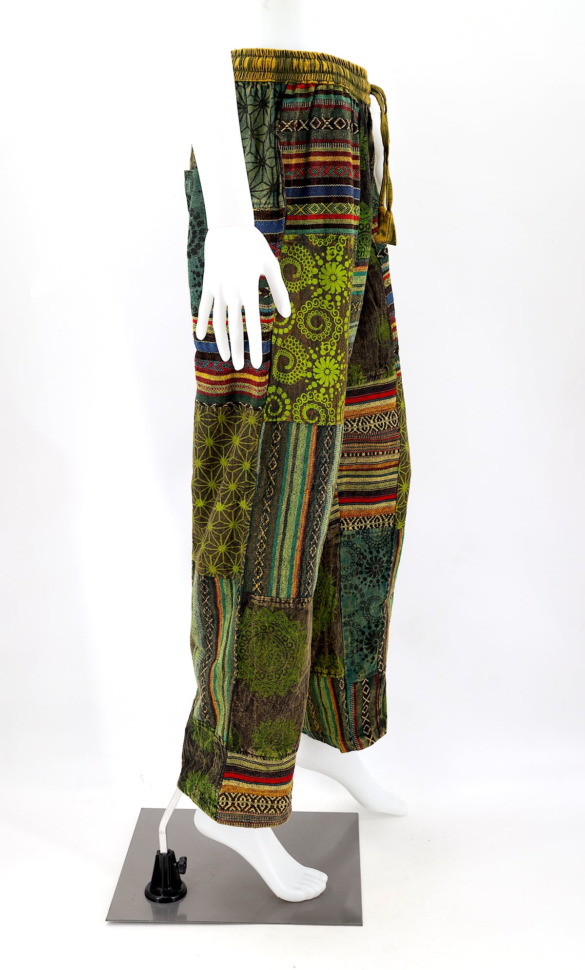 Gheri Patchwork-Haremshose | Baumwoll-Festivalhose