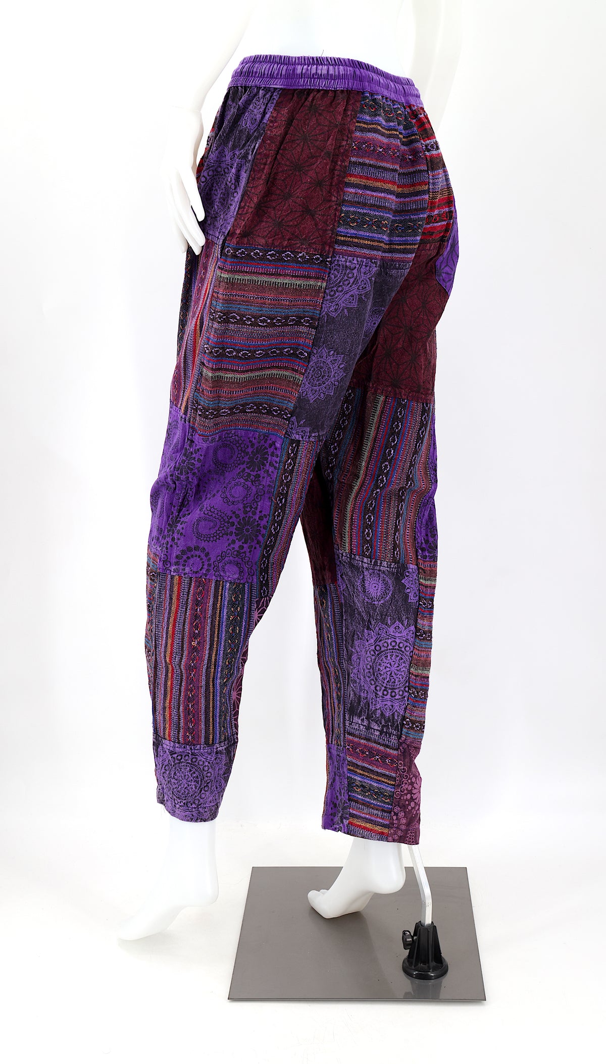 Gheri Patchwork-Haremshose | Baumwoll-Festivalhose