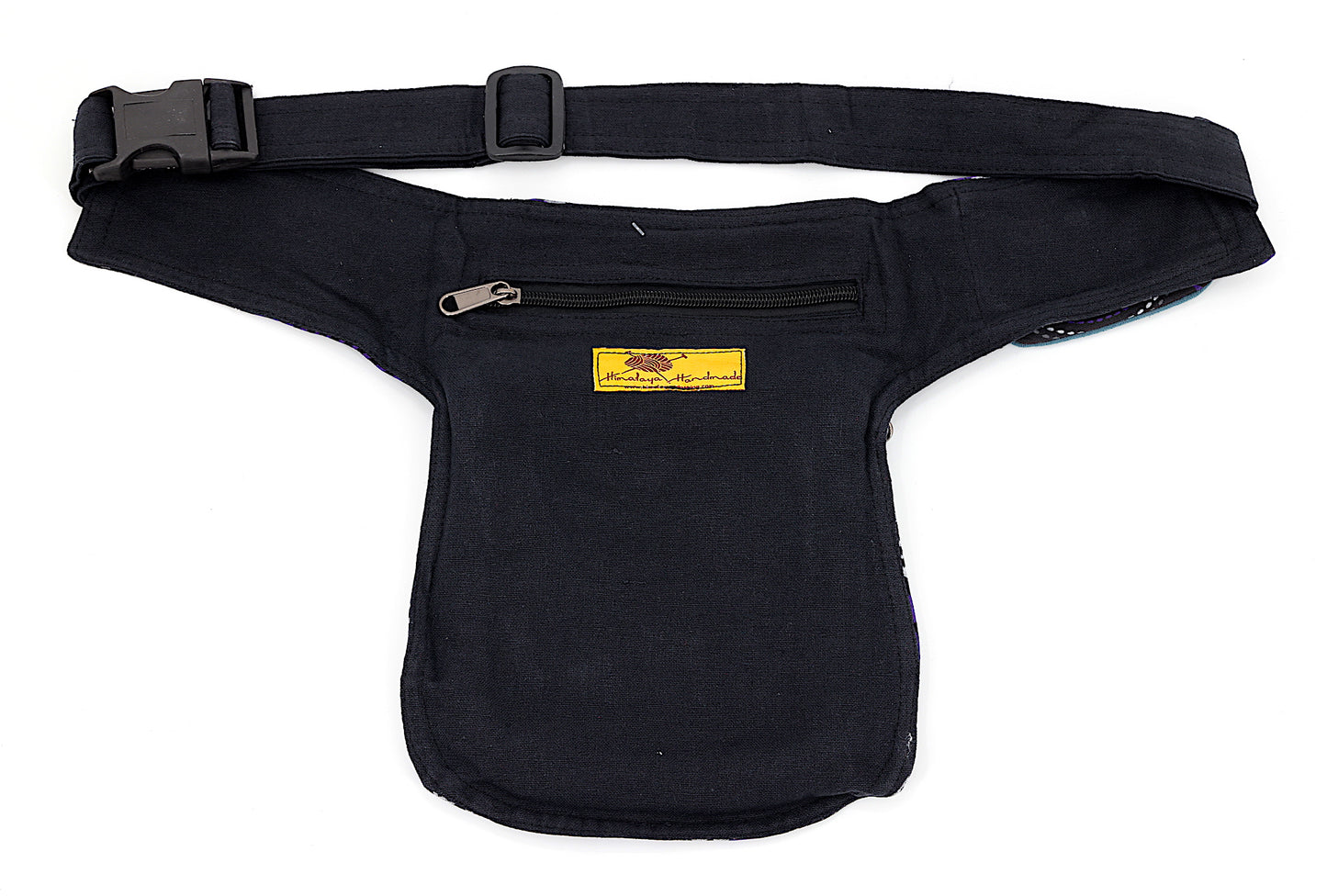 Cotton Crazy Pattern Hand Embroidered Fanny Pack
