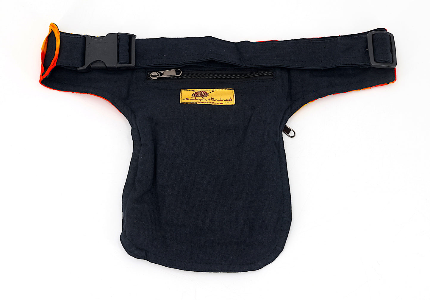 Cotton Tie-Dye Spiral Hand Embroidered Fanny Pack