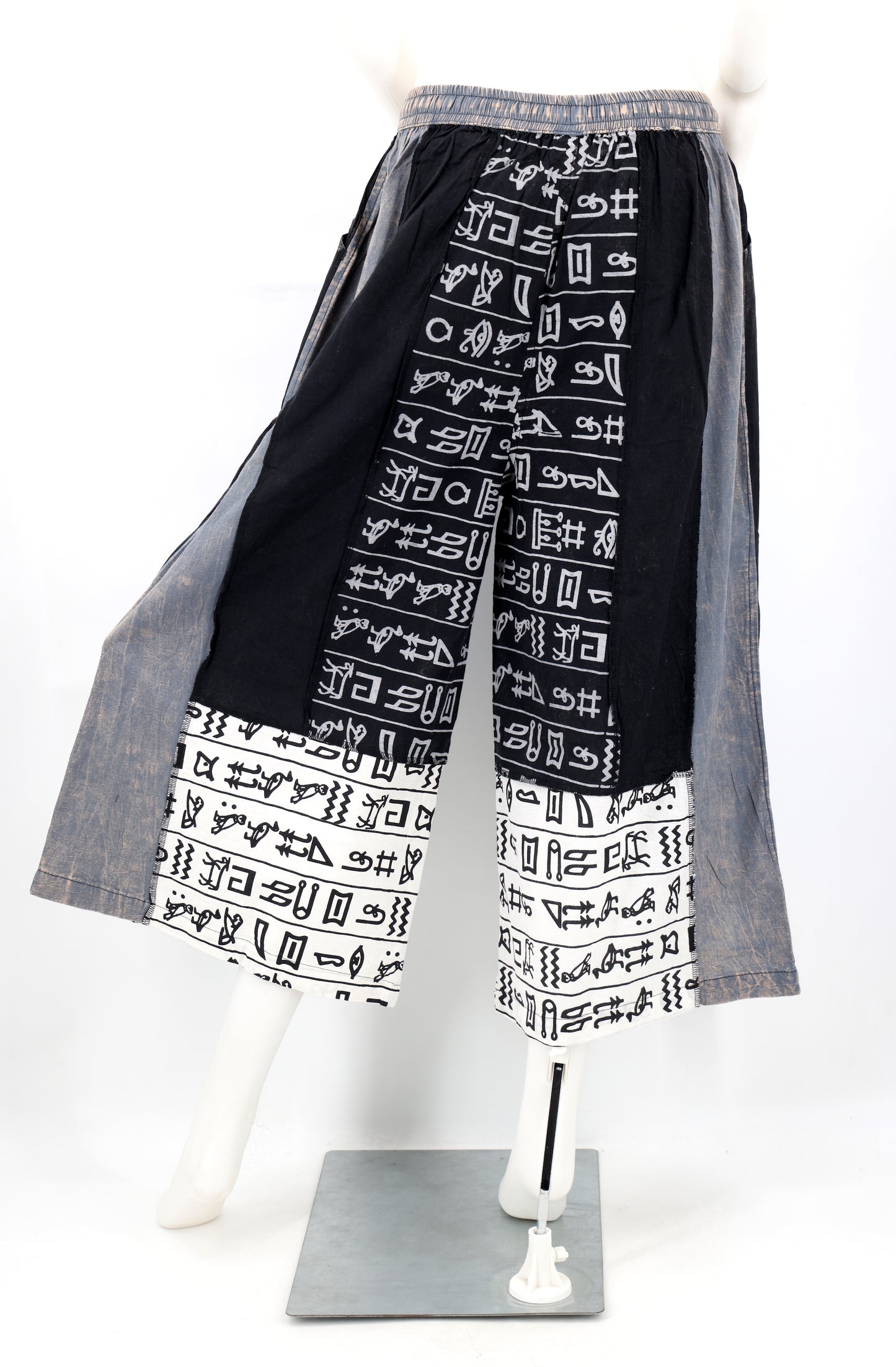 Cotton Hippie Handmade Harem Patchwork Wide Leg Kantha Bohemian Pants