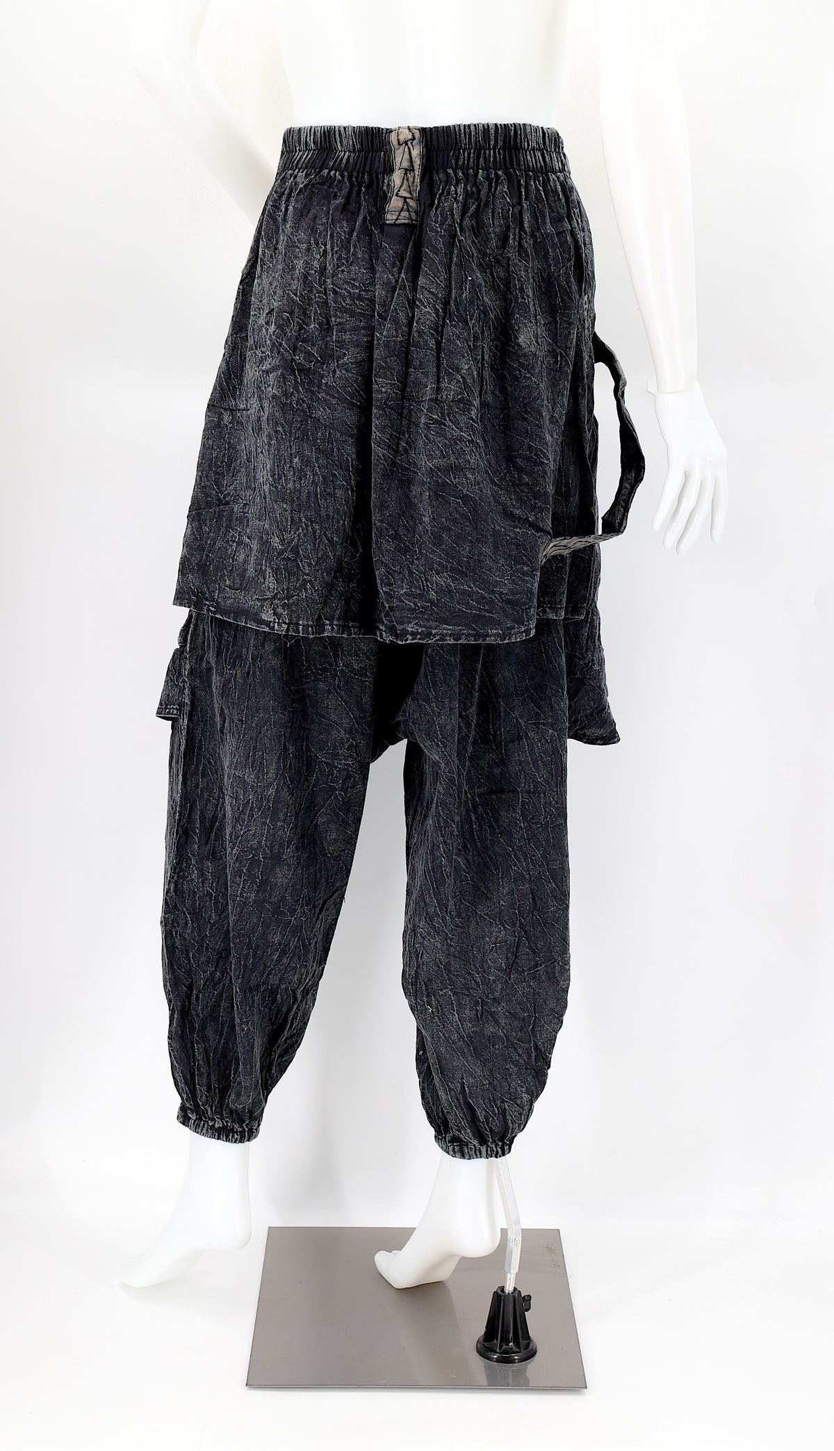 Faded Flower of Life Vintage Style Harem Pants