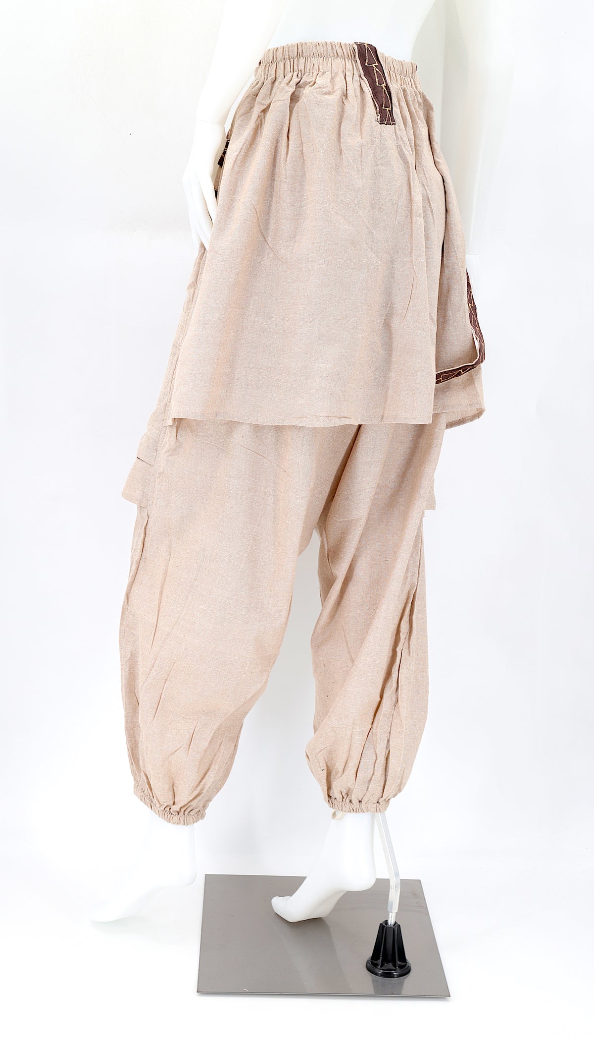Faded Flower of Life Vintage Style Harem Pants