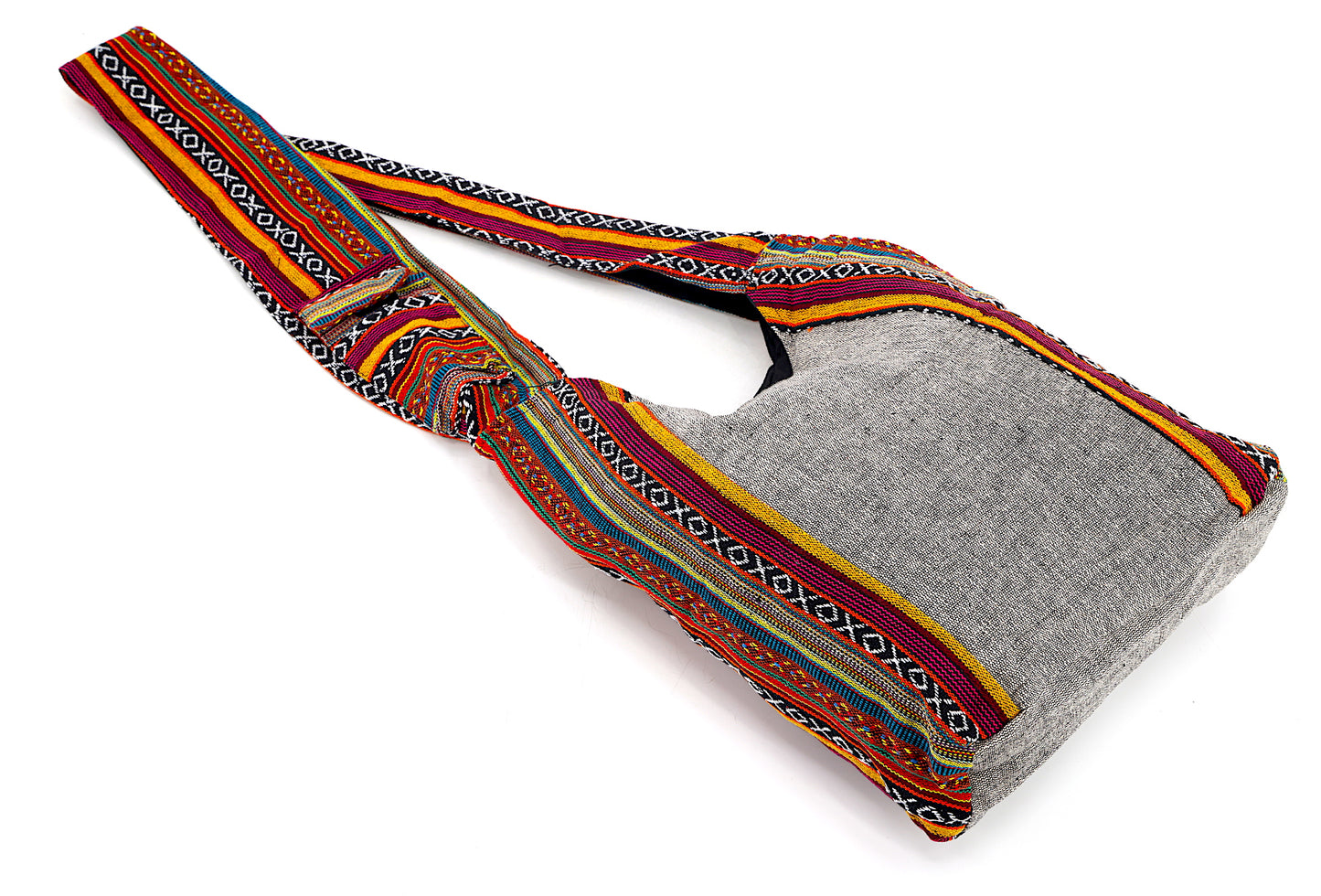 Cotton Sun & Moon Print Handmade Crossbody Bag