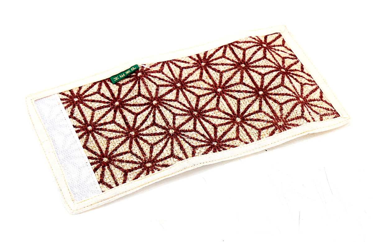 Trifold-Geldbörse aus 100 % Hanf