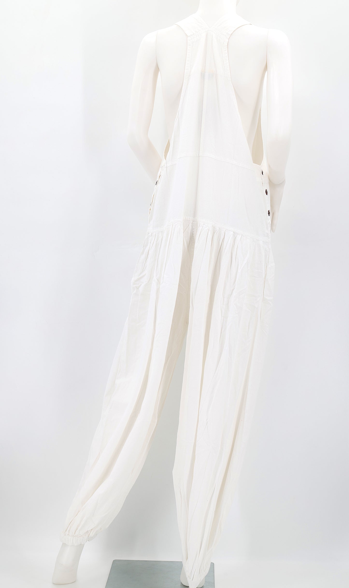 Cotton Hippie Handmade Solid Color Balloon Bohemian Overalls