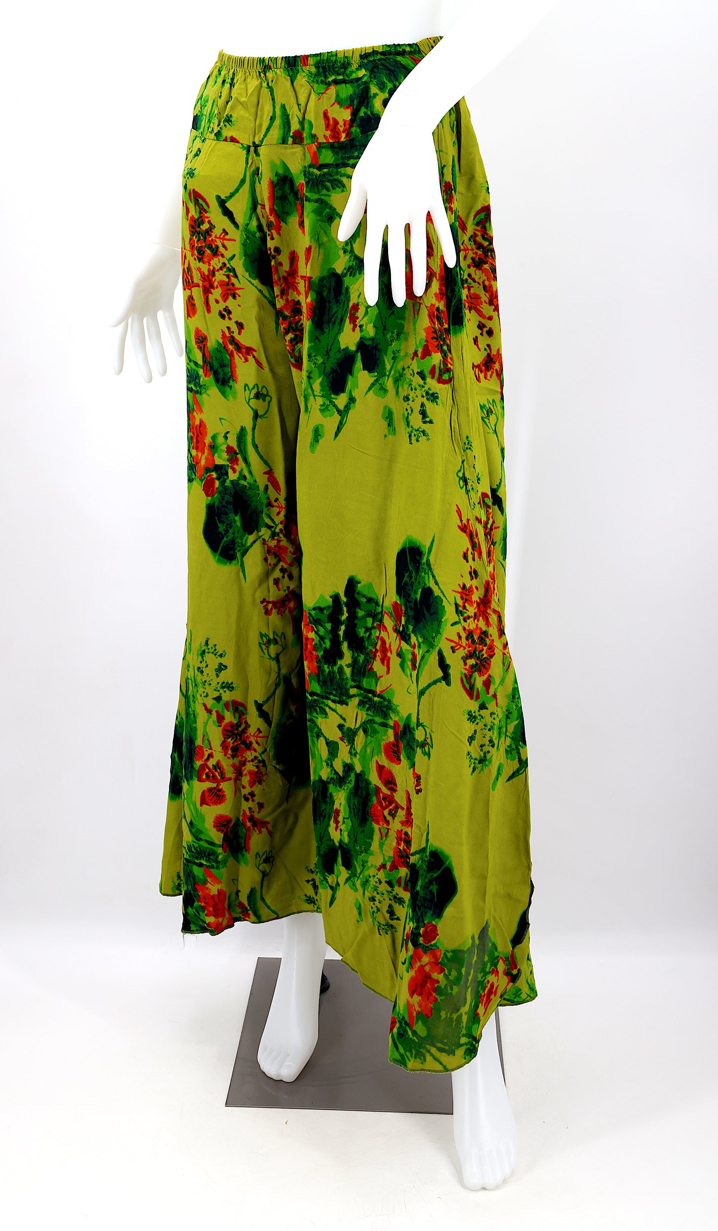 Colorful Rayon Palazzo Pants | Wide Leg Bohemian Trousers