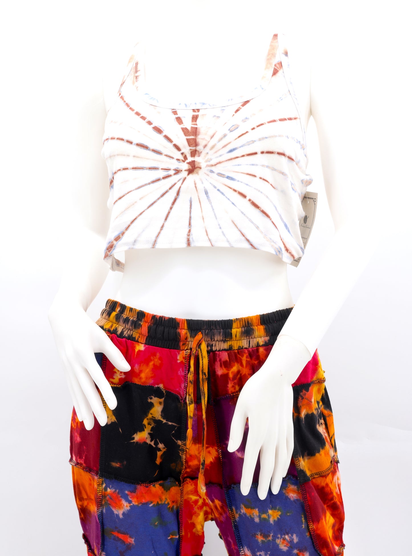 Cotton Hippie Handmade Tie Dye Ladies Bohemian Top