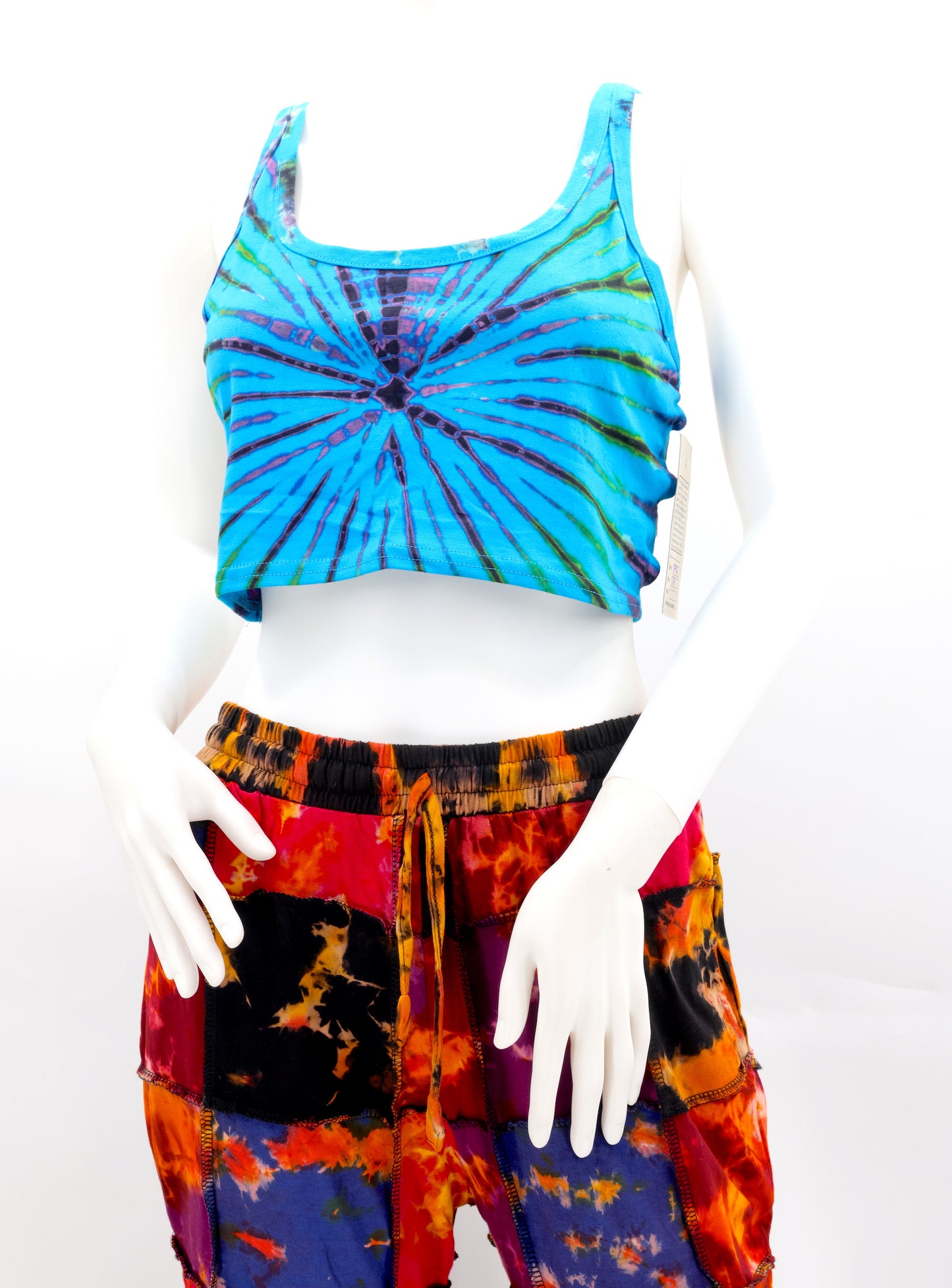 Cotton Hippie Handmade Tie Dye Ladies Bohemian Top