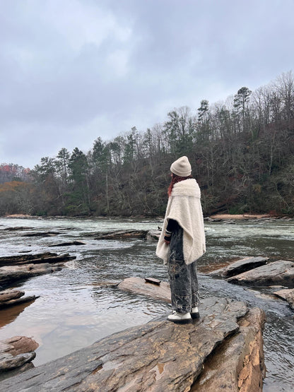 Artisan-crafted harem trousers with faded color design