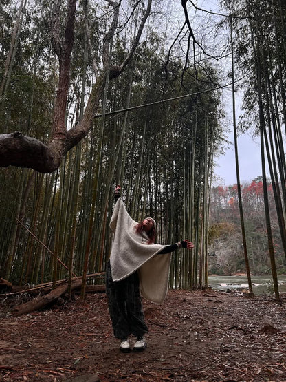 Artisan-crafted harem trousers with faded color design
