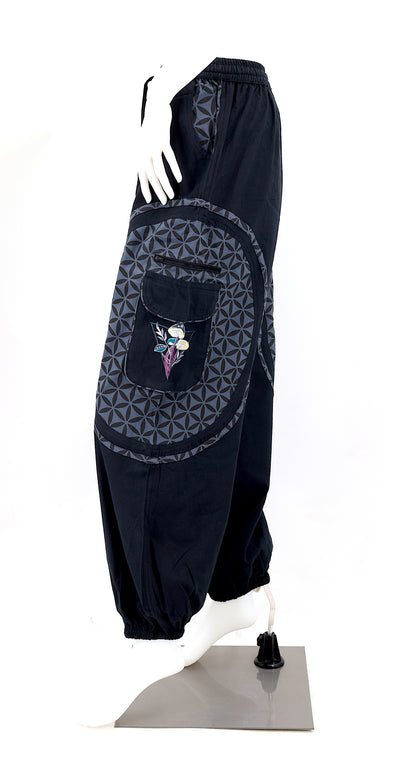 Side view highlighting comfortable straight-leg cut and cuff details