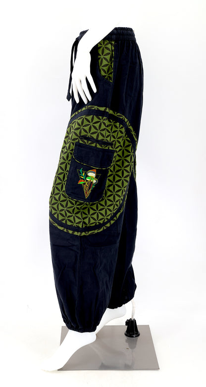 Side view highlighting comfortable straight-leg cut and cuff details