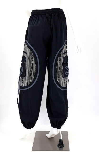 Plain Gheri Mix Cotton Harem Pants