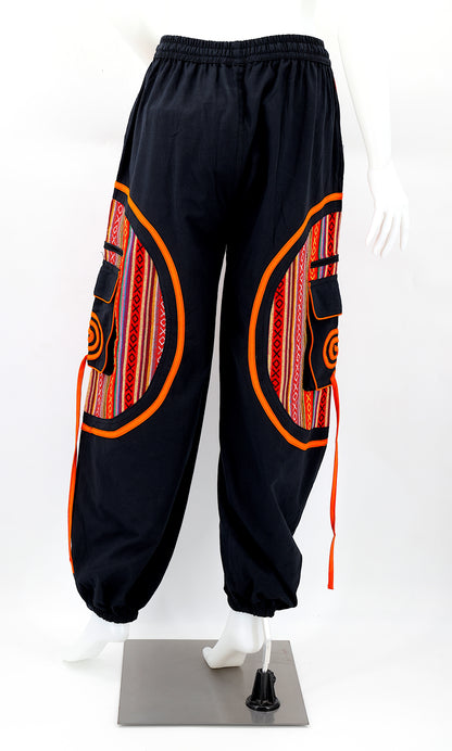 Plain Gheri Mix Cotton Harem Pants