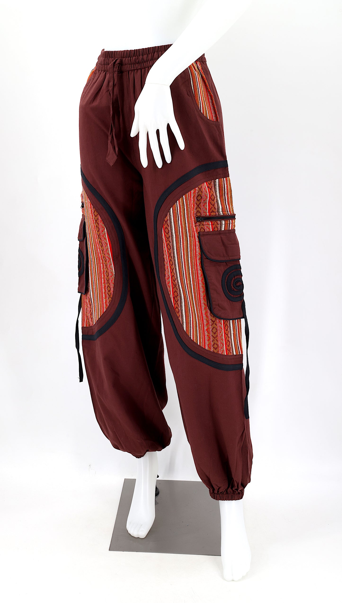 Cotton Hippie Handmade Harem Plain Gheri Mix Bohemian Trousers