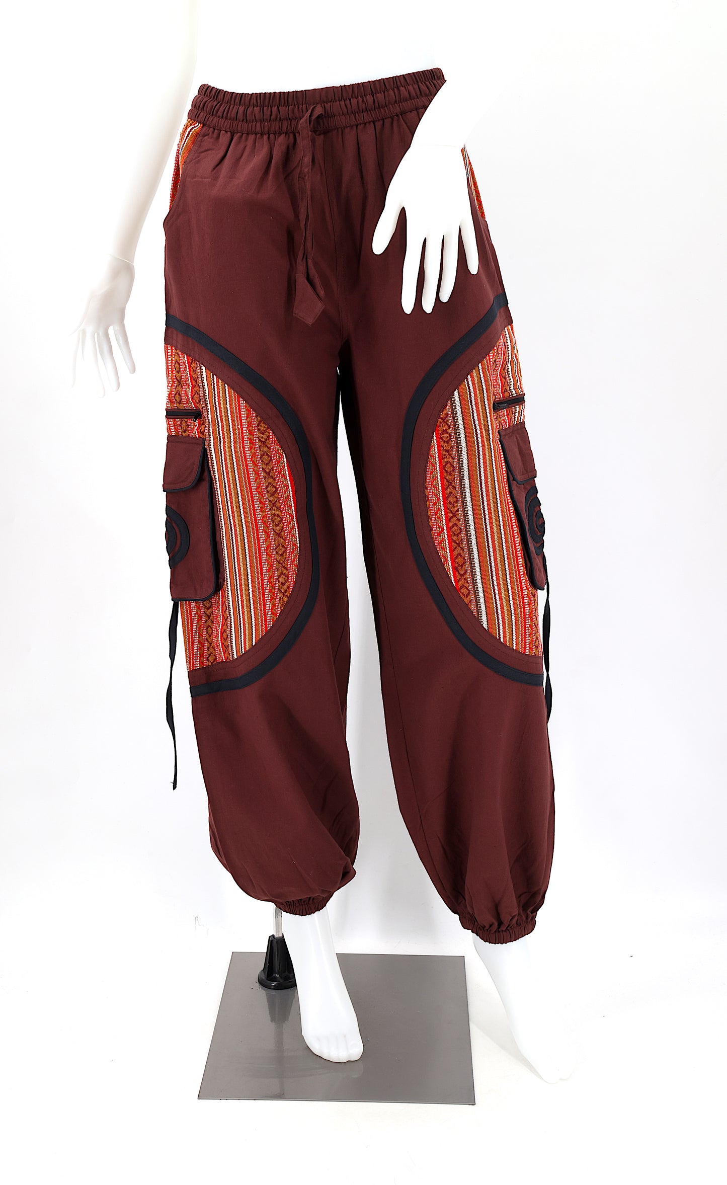 Cotton Hippie Handmade Harem Plain Gheri Mix Bohemian Trousers