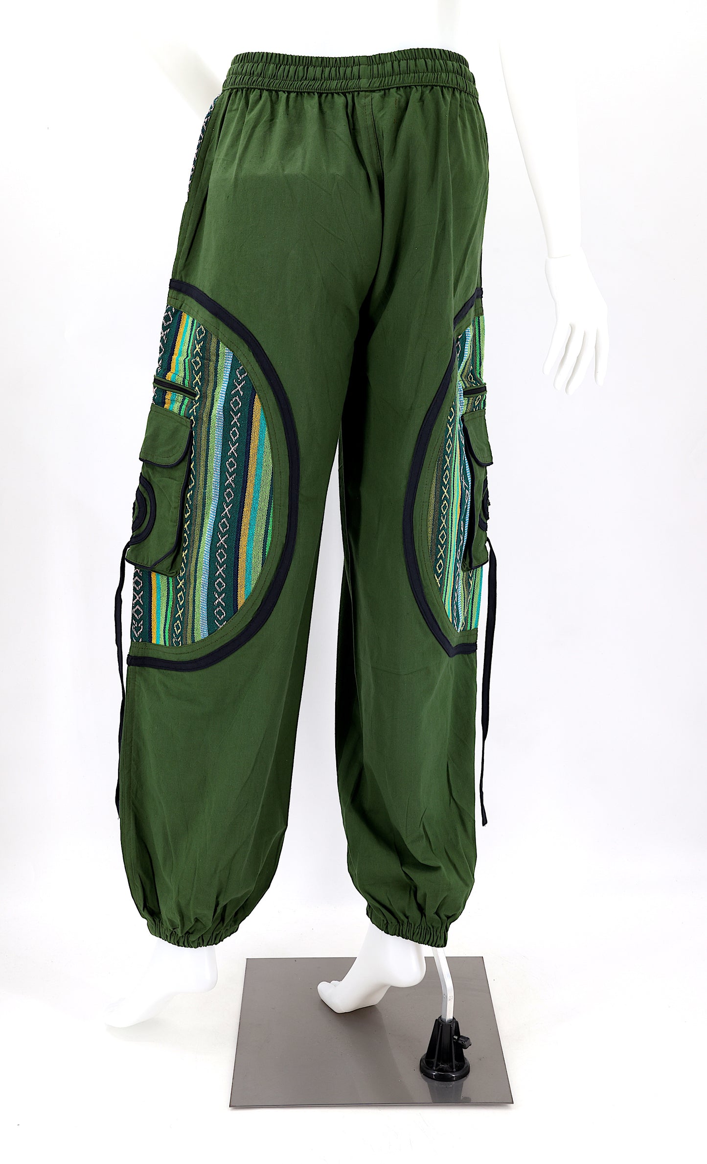 Cotton Hippie Handmade Harem Plain Gheri Mix Bohemian Trousers