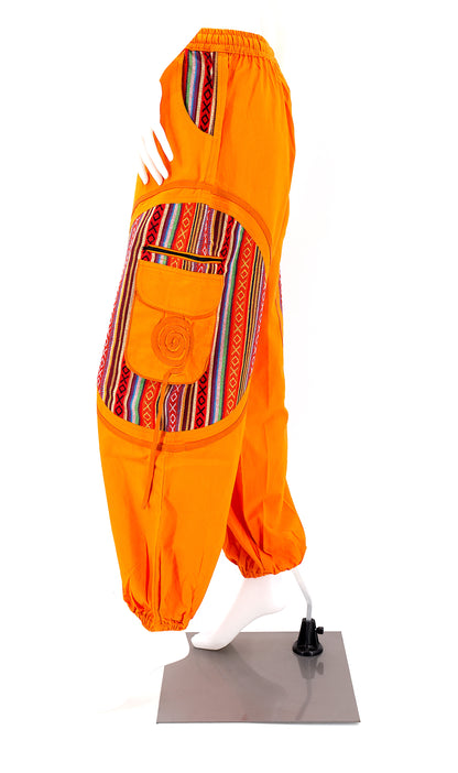 Plain Gheri Mix Cotton Harem Pants